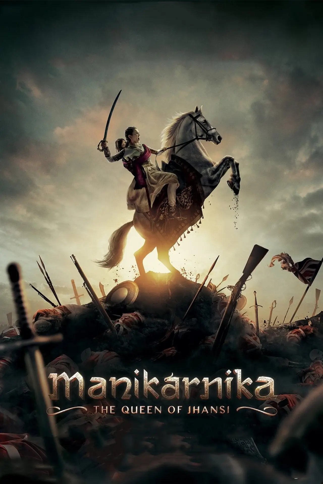 Movie poster "Manikarnika: The Queen of Jhansi"