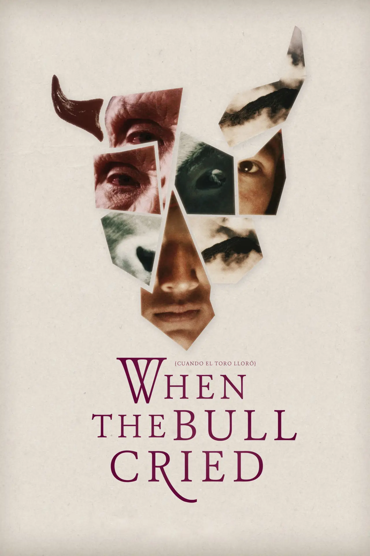 Movie poster "When the Bull Cried"