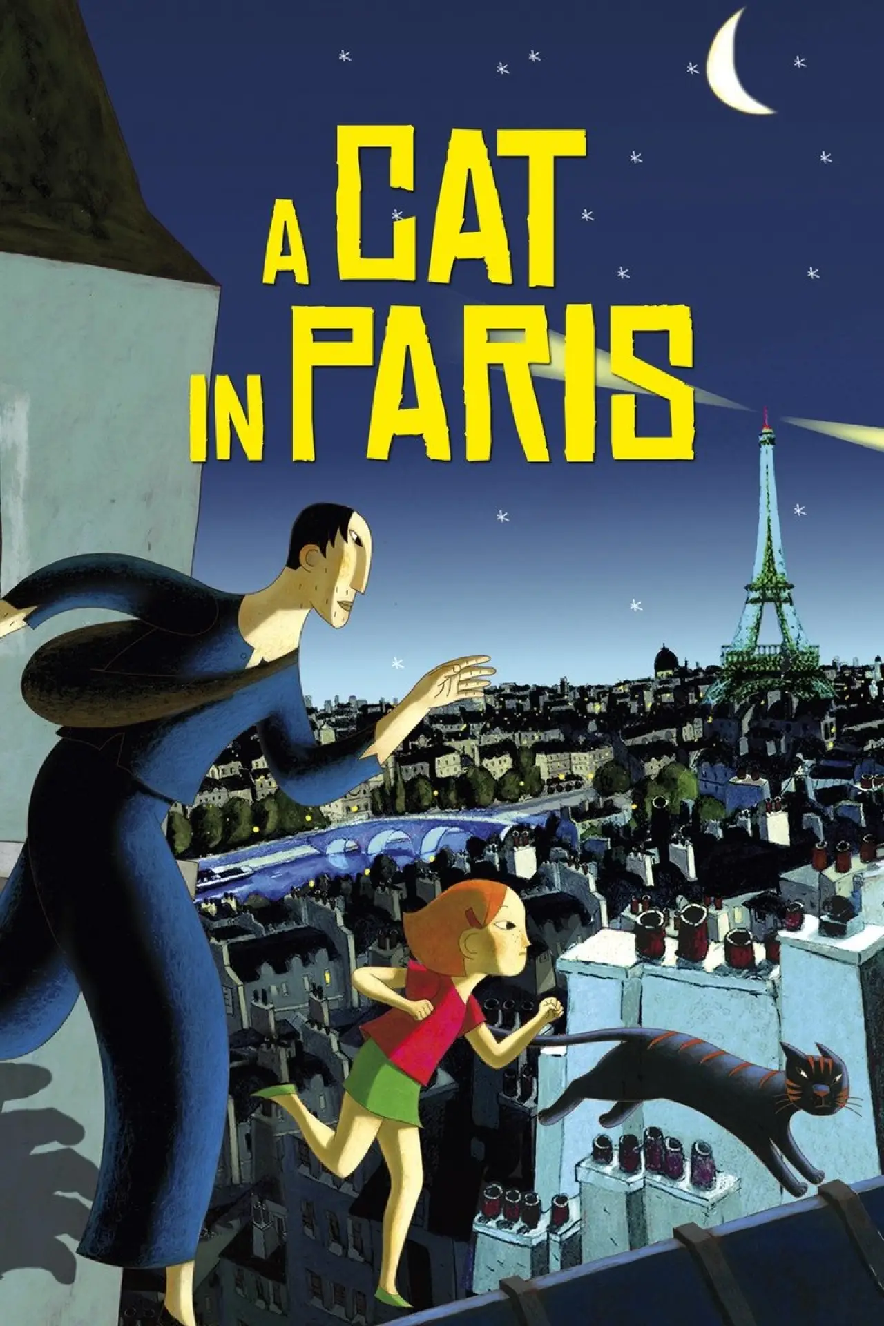 Movie poster "A Cat in Paris"