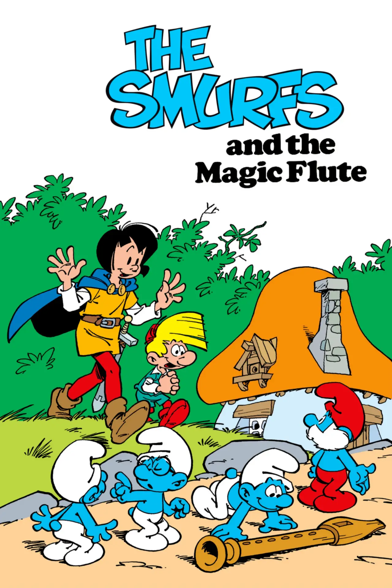 Movie poster "The Smurfs and the Magic Flute"