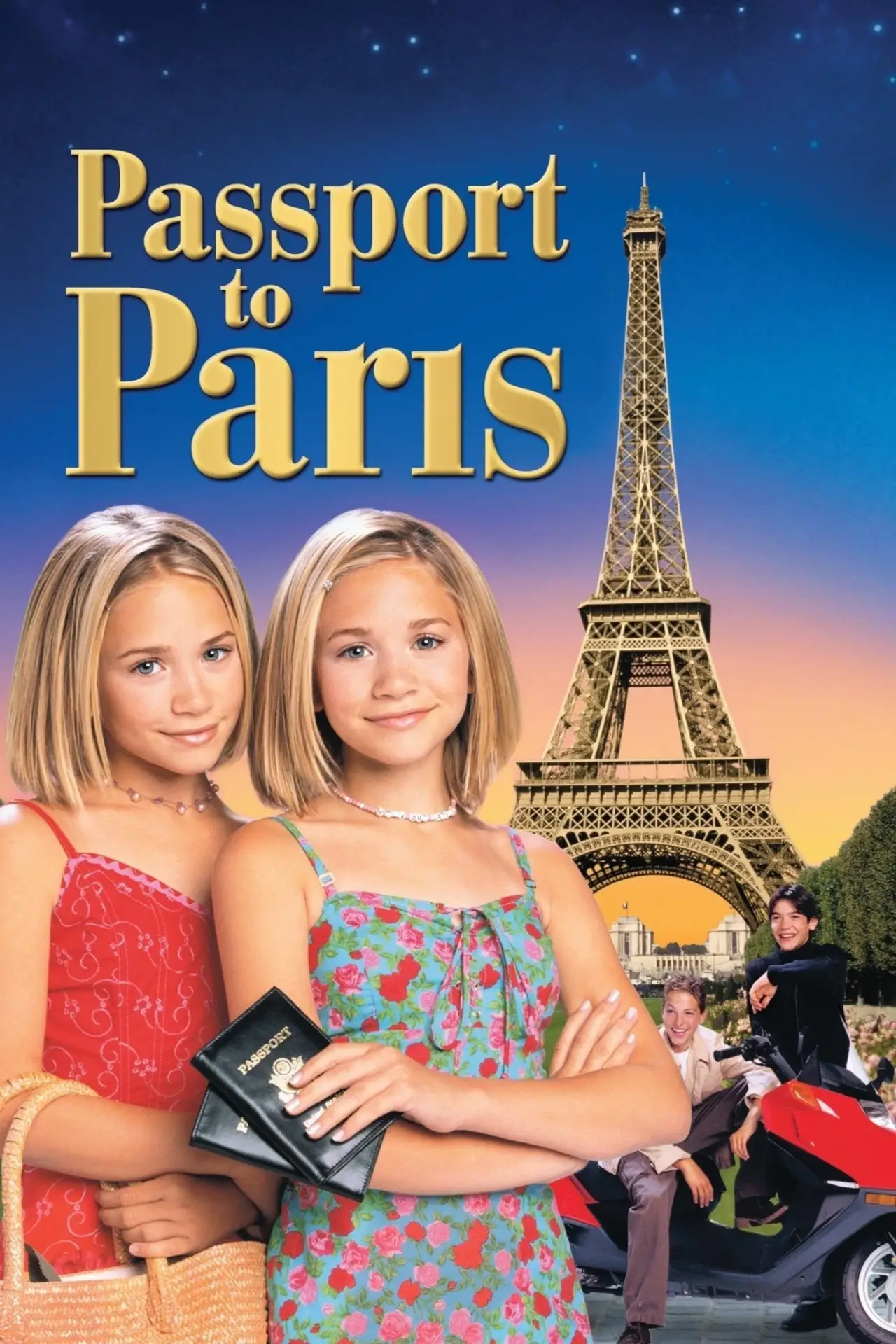Movie poster "Passport to Paris"