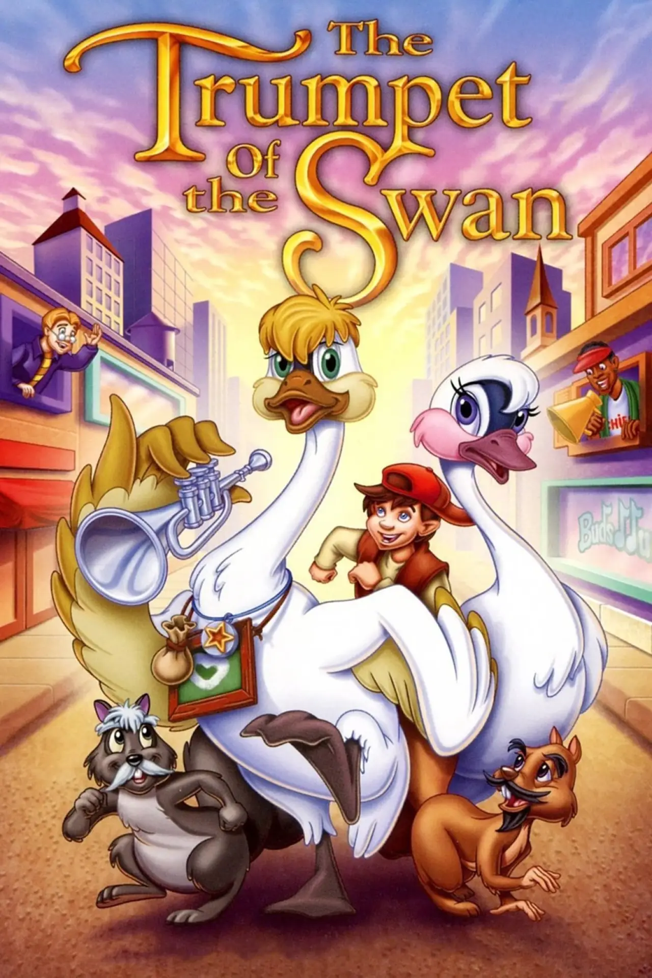 Movie poster "The Trumpet of the Swan"