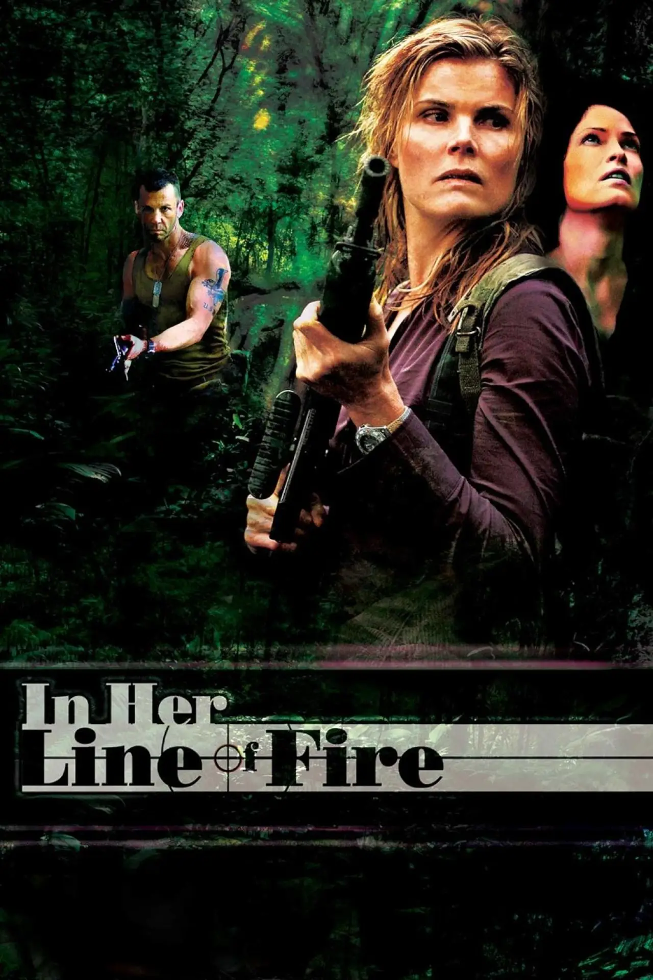 Movie poster "In Her Line of Fire"