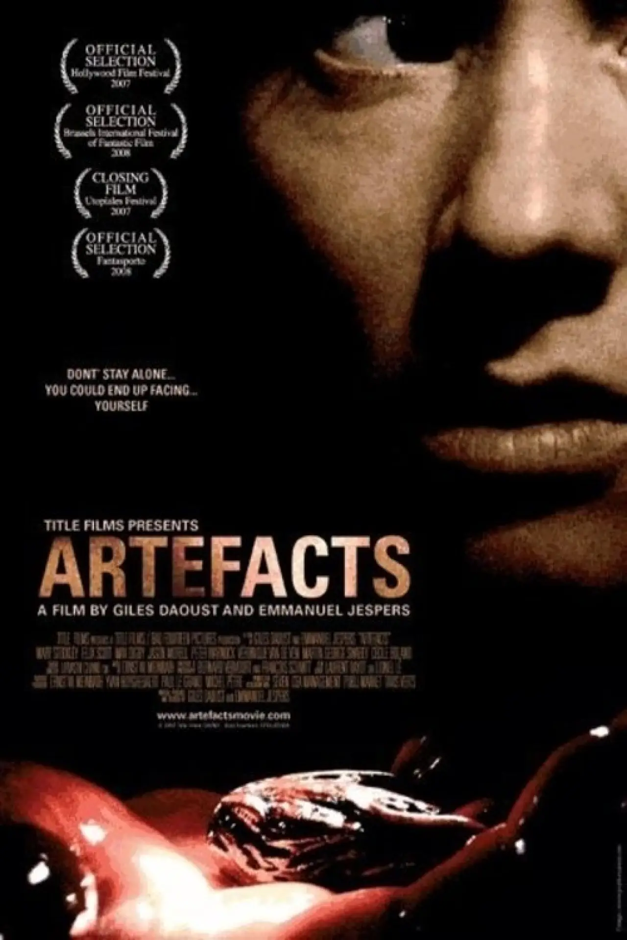 Movie poster "Artifacts"