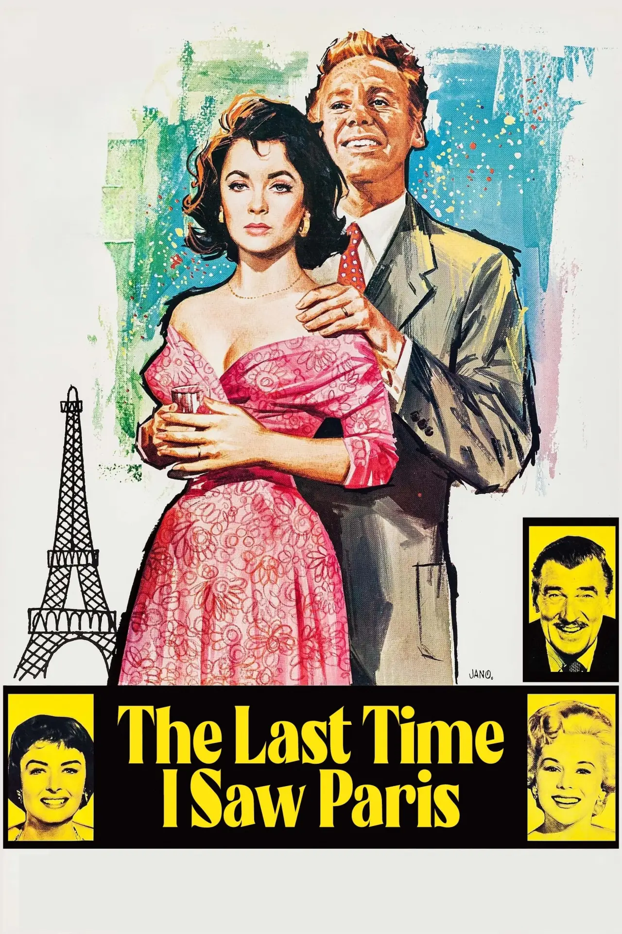 Movie poster "The Last Time I Saw Paris"