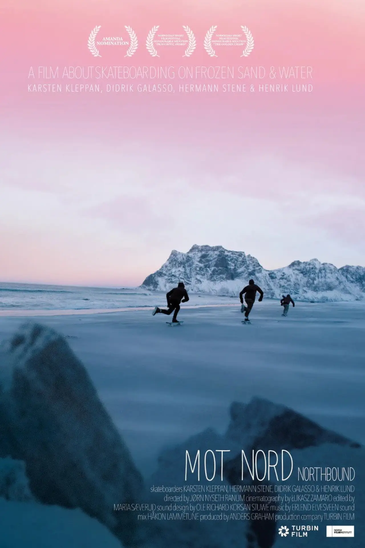 Movie poster "Northbound: Skateboarding on Frozen Sand"