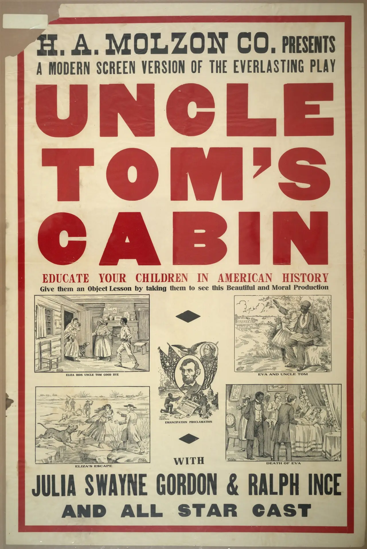 Movie poster "Uncle Tom