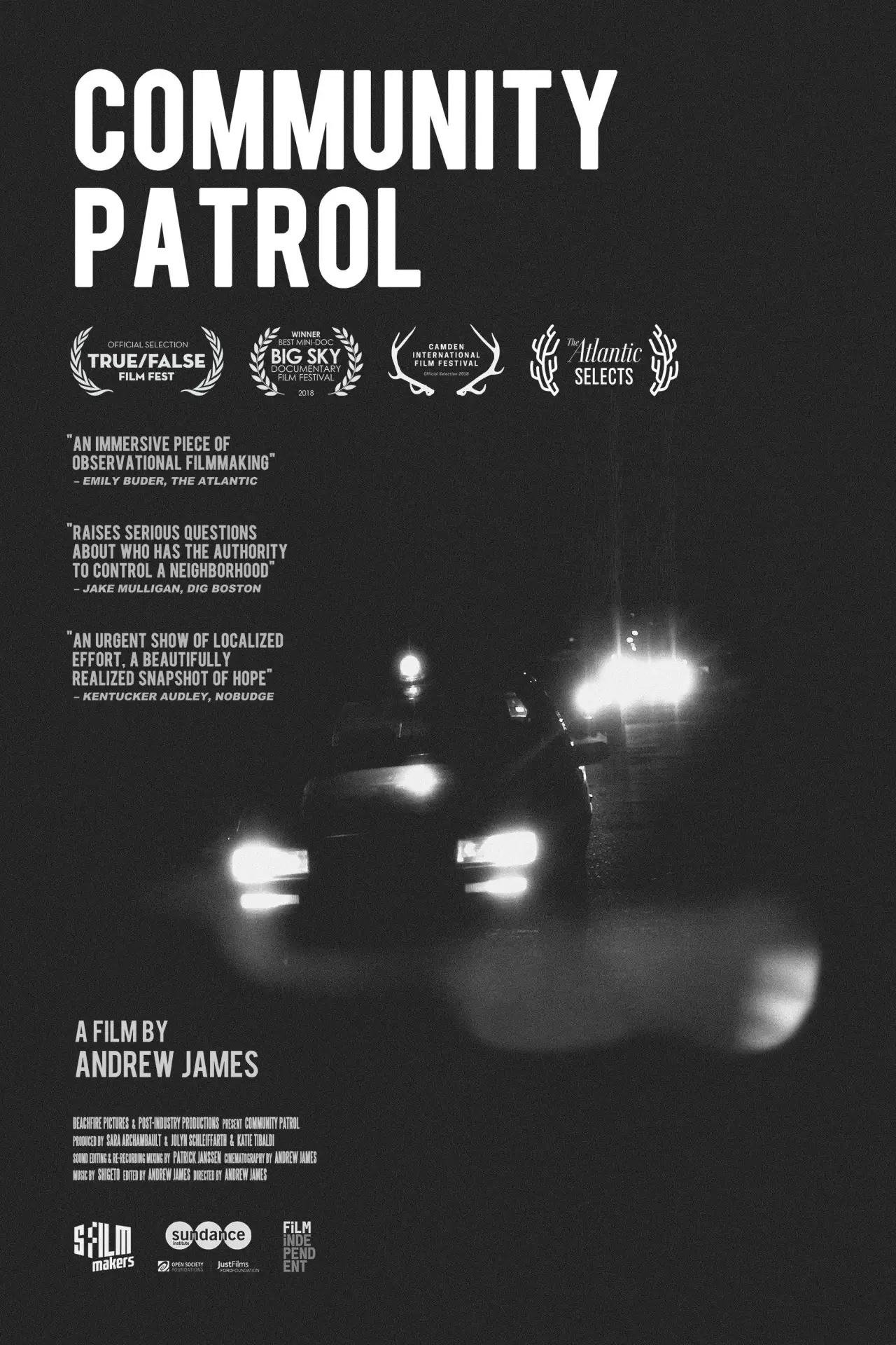 Movie poster "Community Patrol"