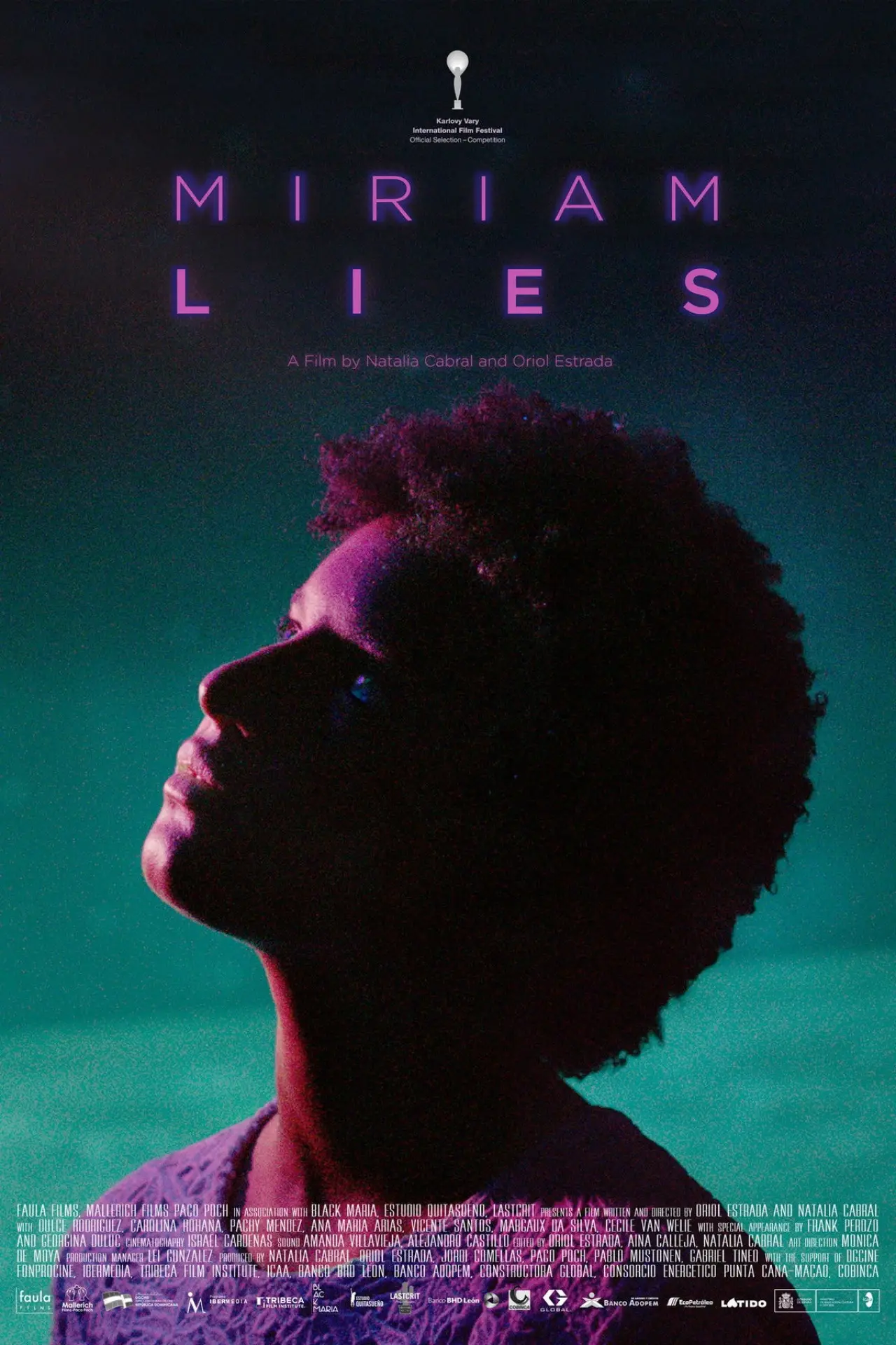 Movie poster "Miriam Lies"