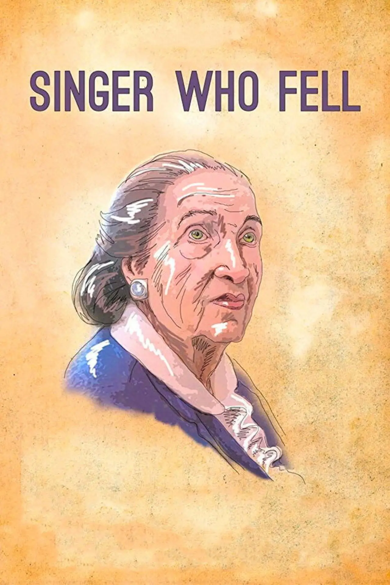Movie poster "Singer Who Fell"