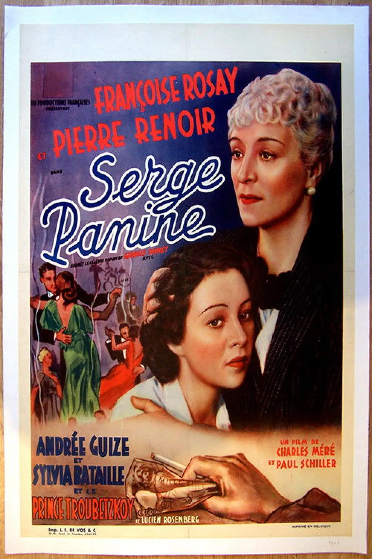 Movie poster "Serge Panine"