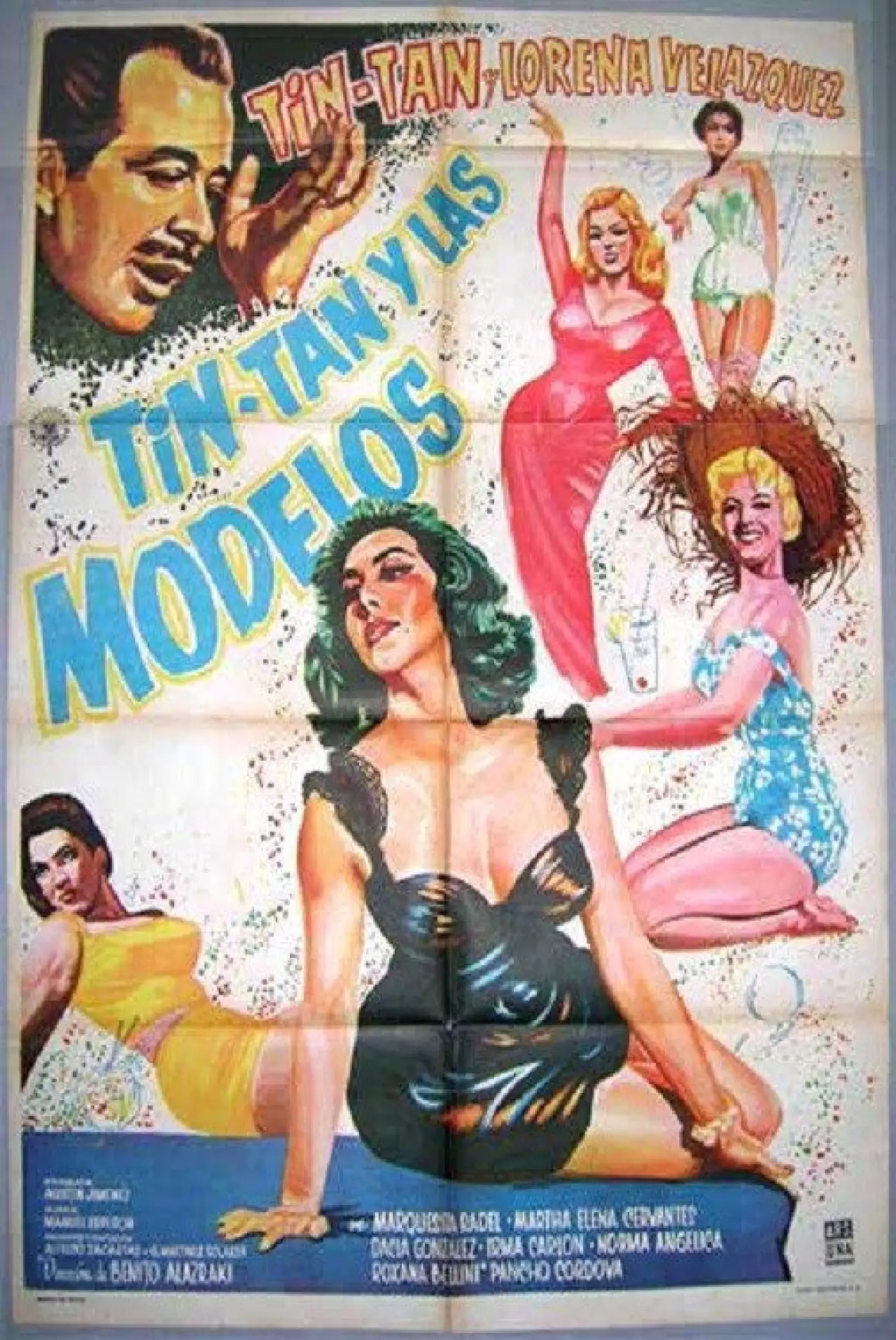 Movie poster "Tin Tan y las modelos"