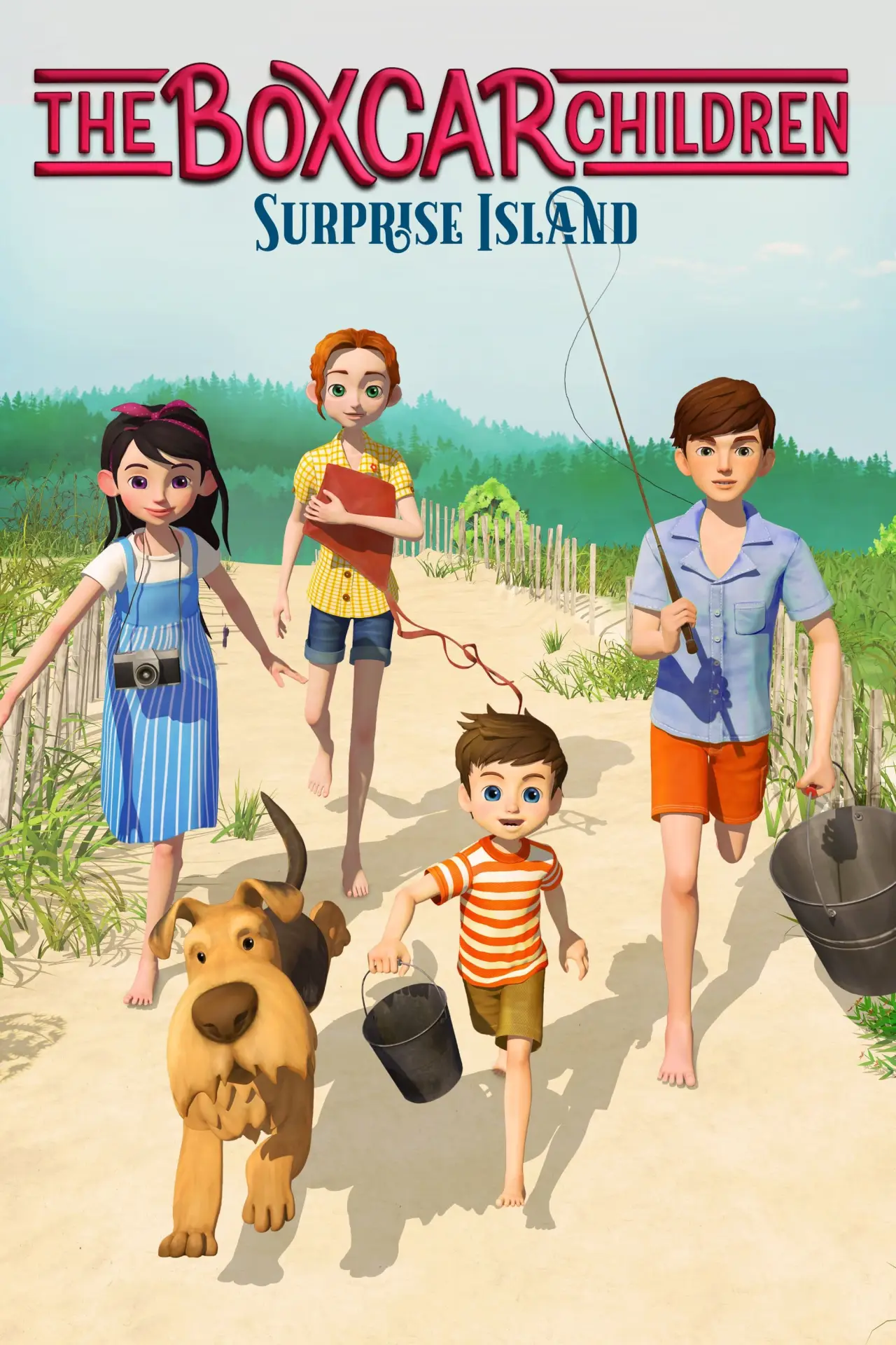 Movie poster "The Boxcar Children: Surprise Island"