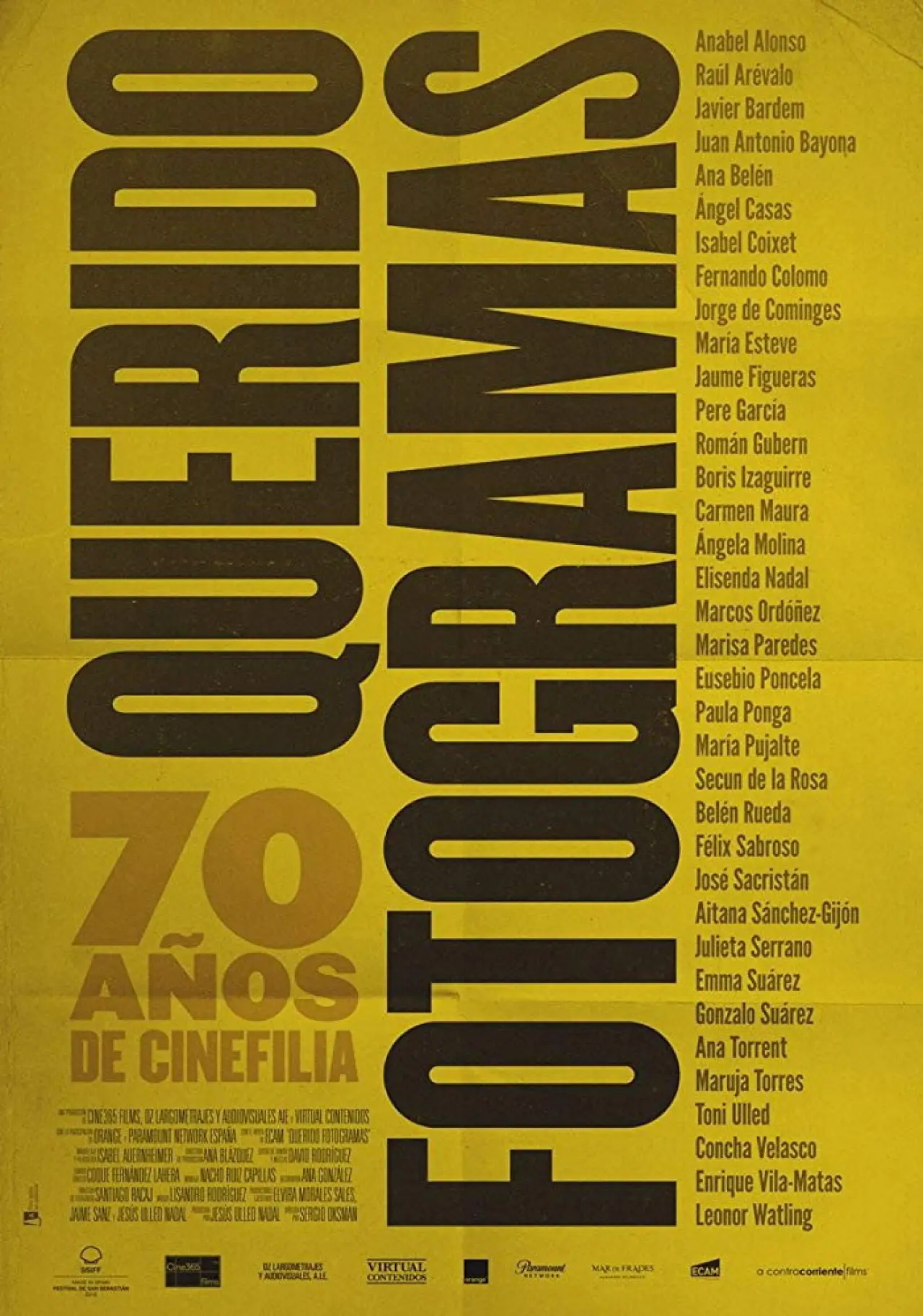 Movie poster "Querido Fotogramas"