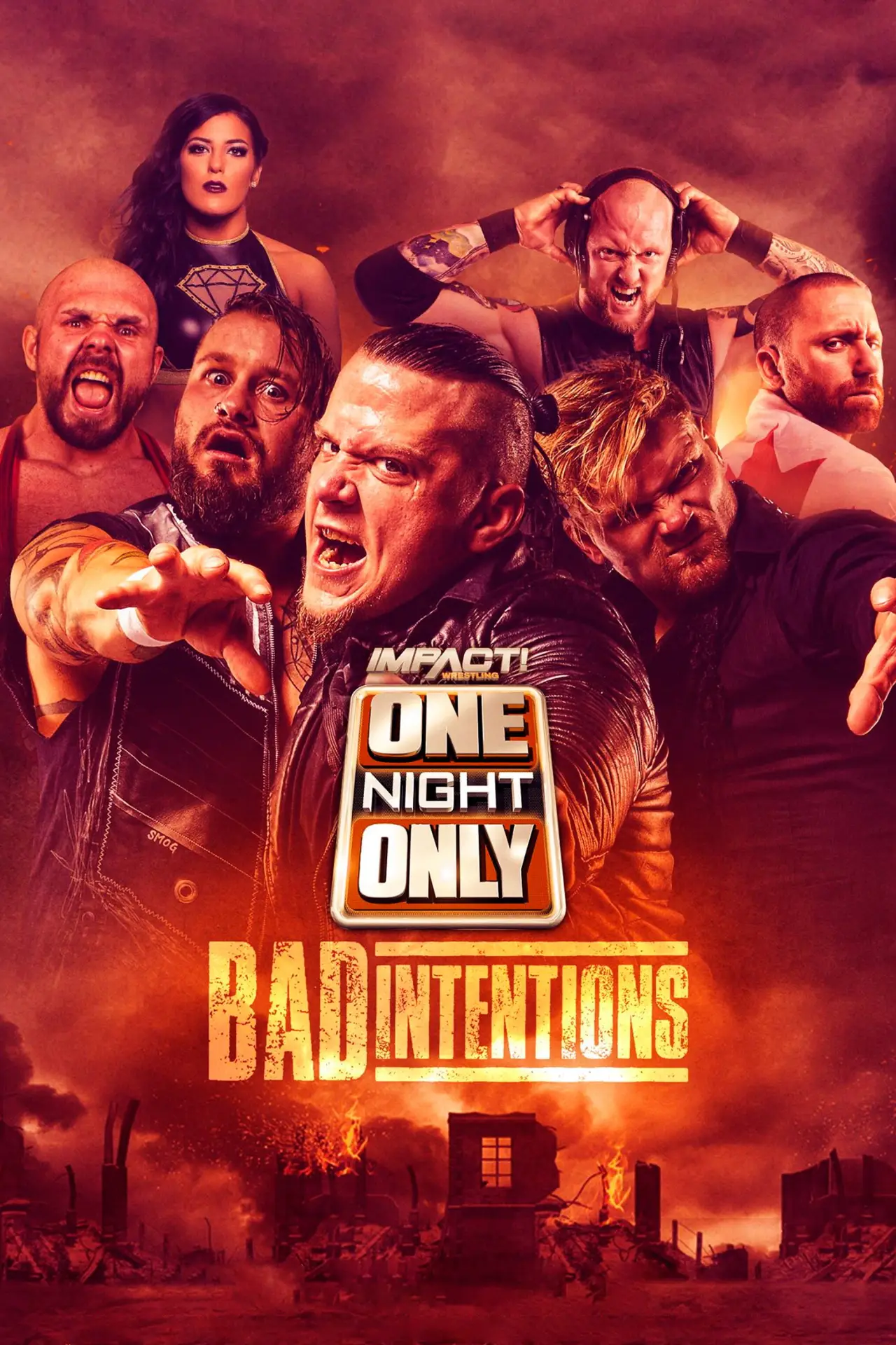 Movie poster "IMPACT Wrestling: One Night Only: Bad Intentions"