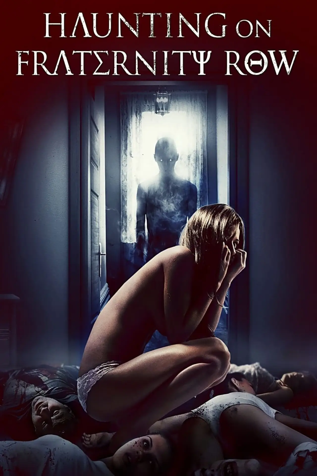 Movie poster "Haunting on Fraternity Row"