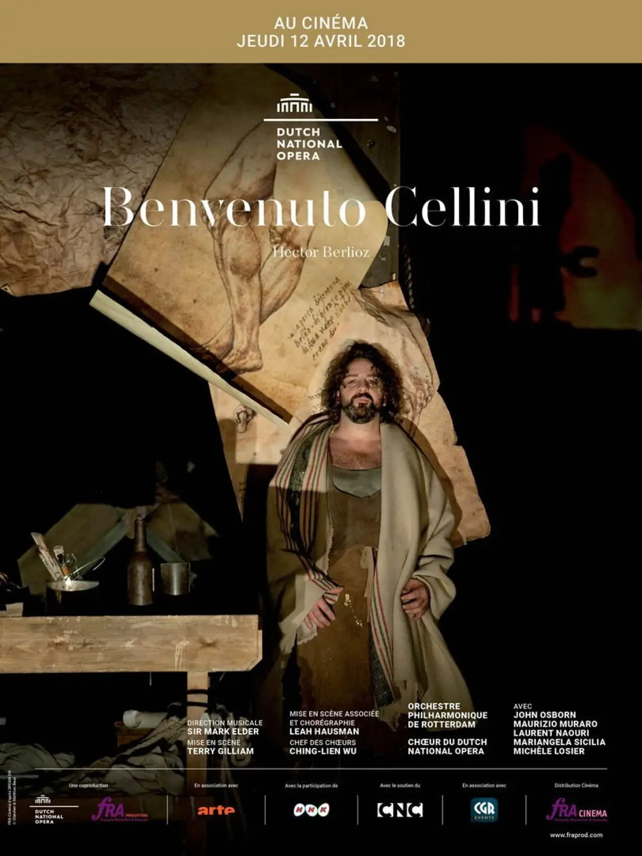 Movie poster "Benvenuto Cellini"
