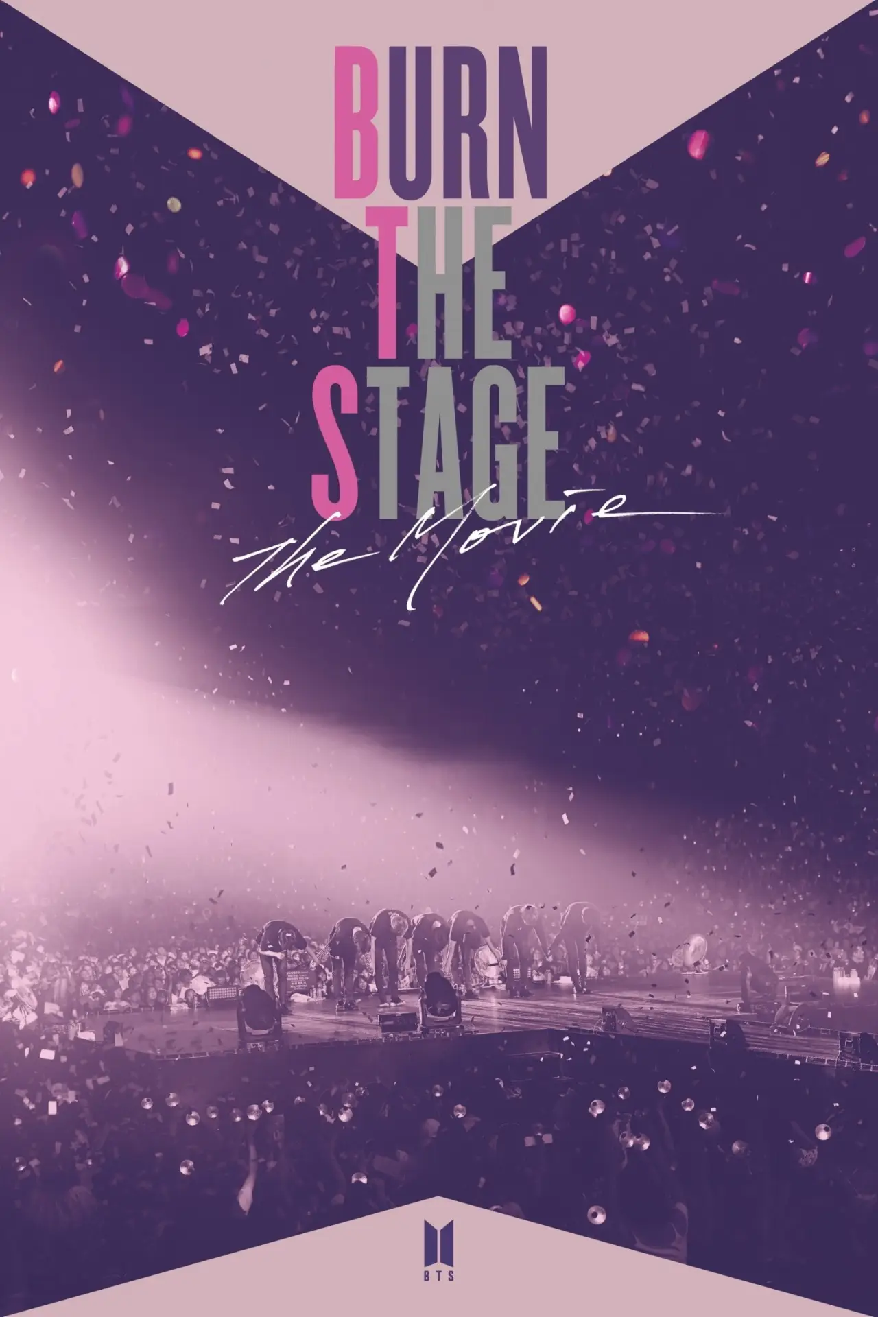 Movie poster "Burn the Stage: The Movie"