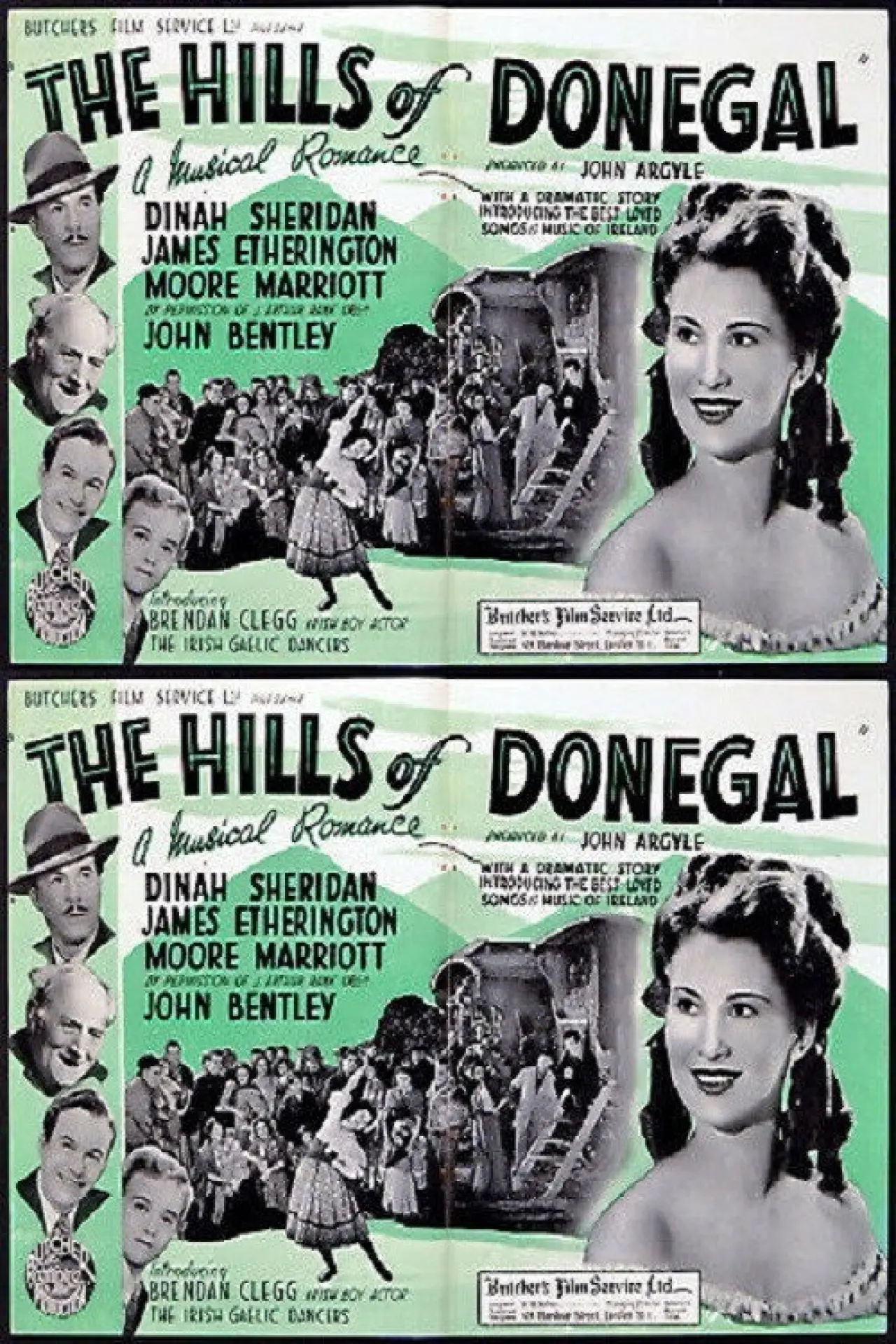 Movie poster "The Hills of Donegal"