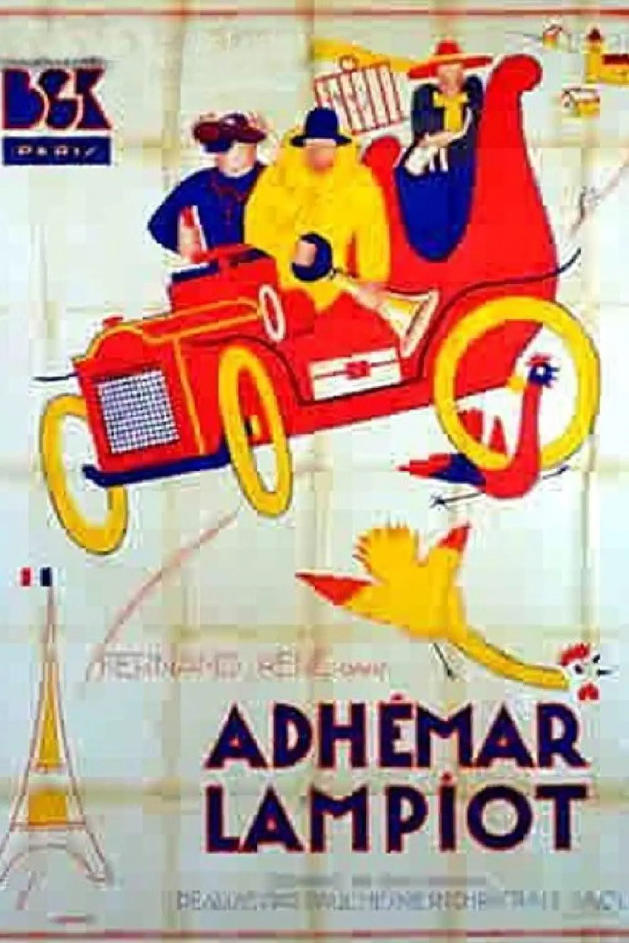 Movie poster "Adhémar Lampiot"