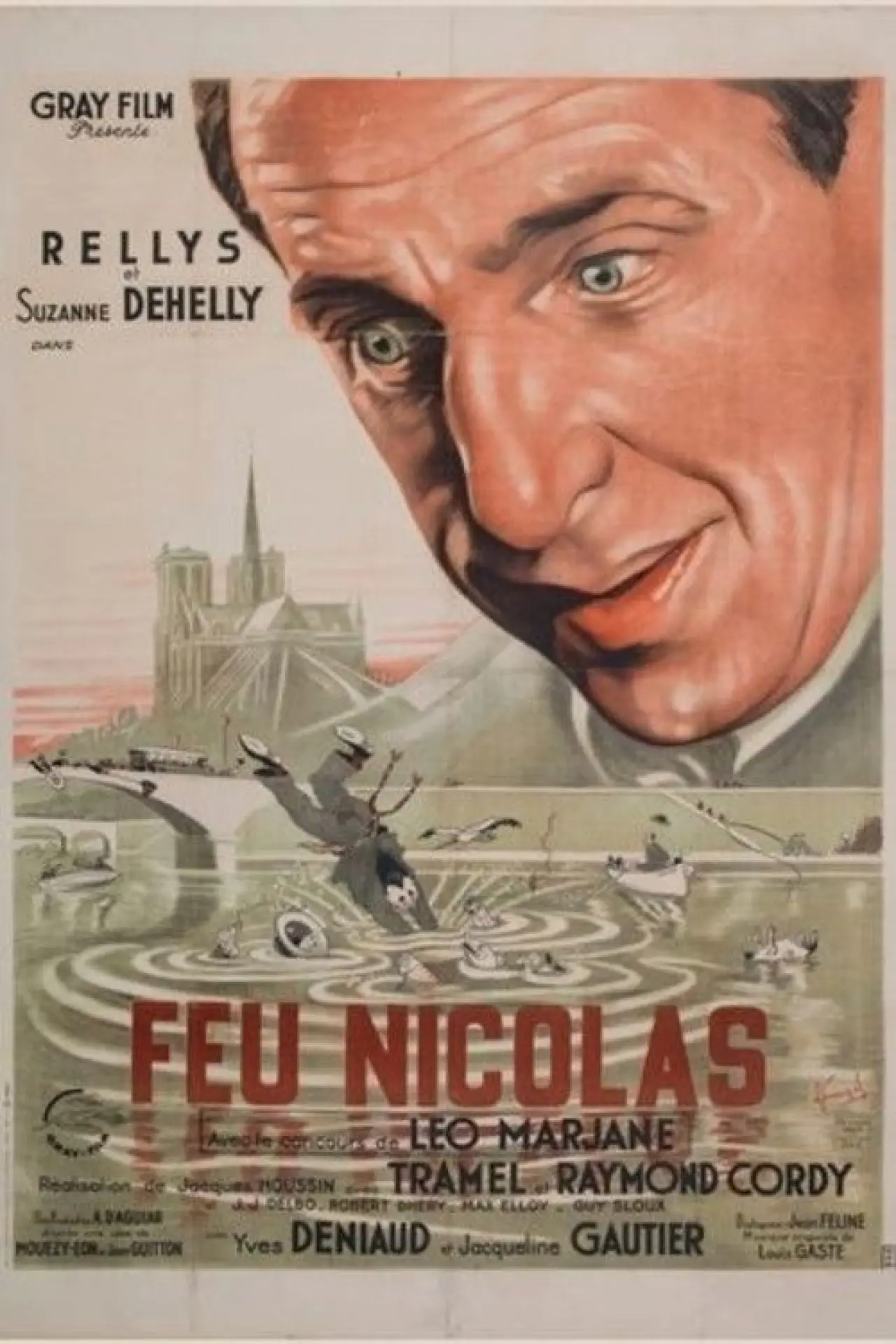 Movie poster "Feu Nicolas"