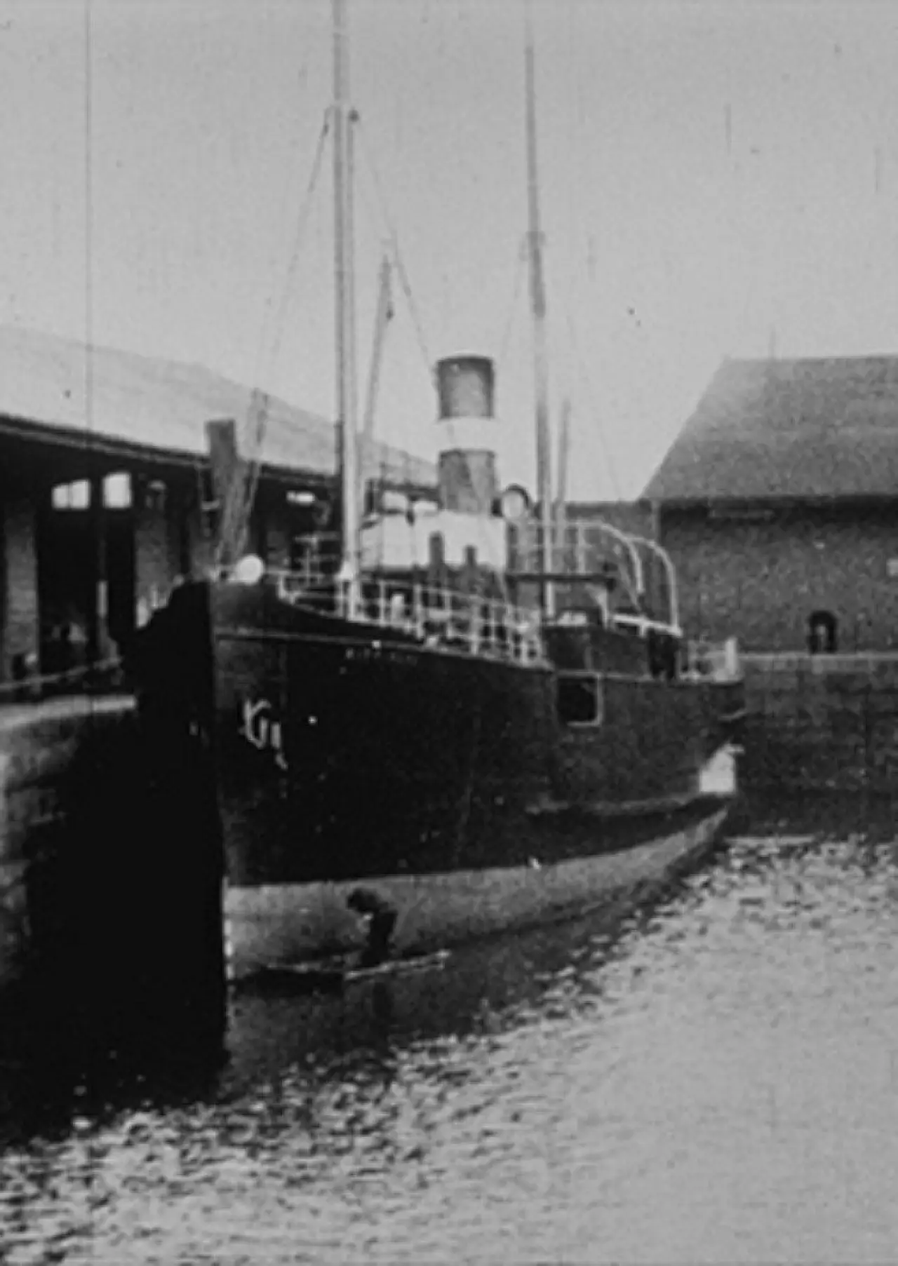 Movie poster "Liverpool, entrée dans Clarence Dock"