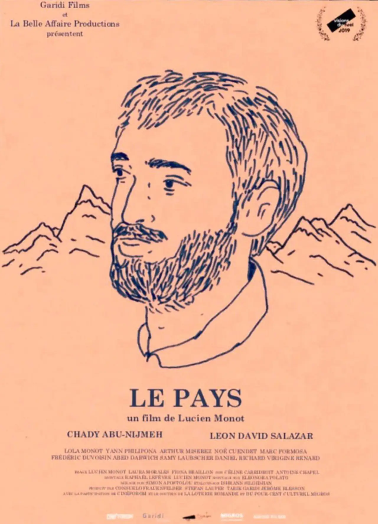 Movie poster "Le pays"