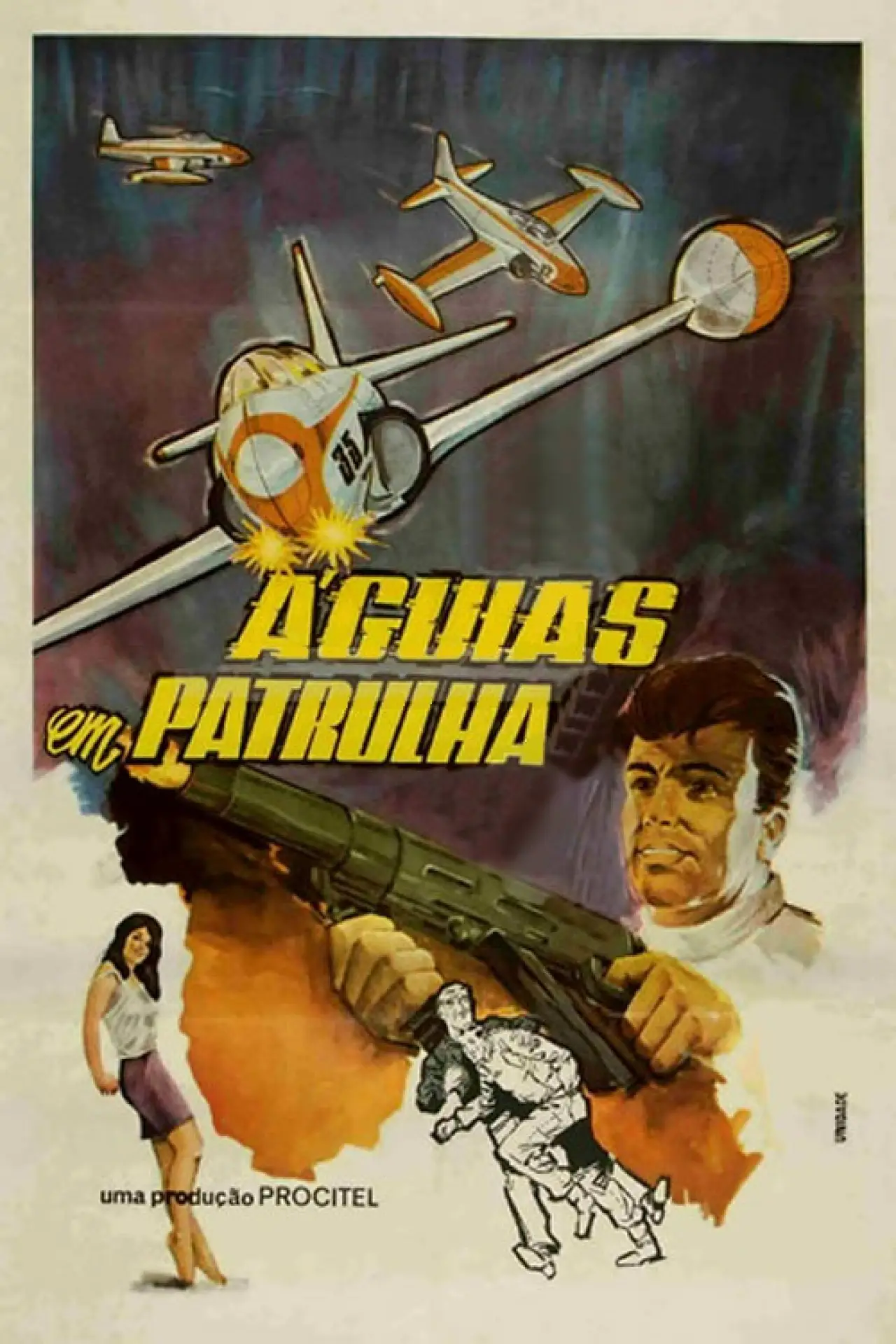 Movie poster "Águias em Patrulha"