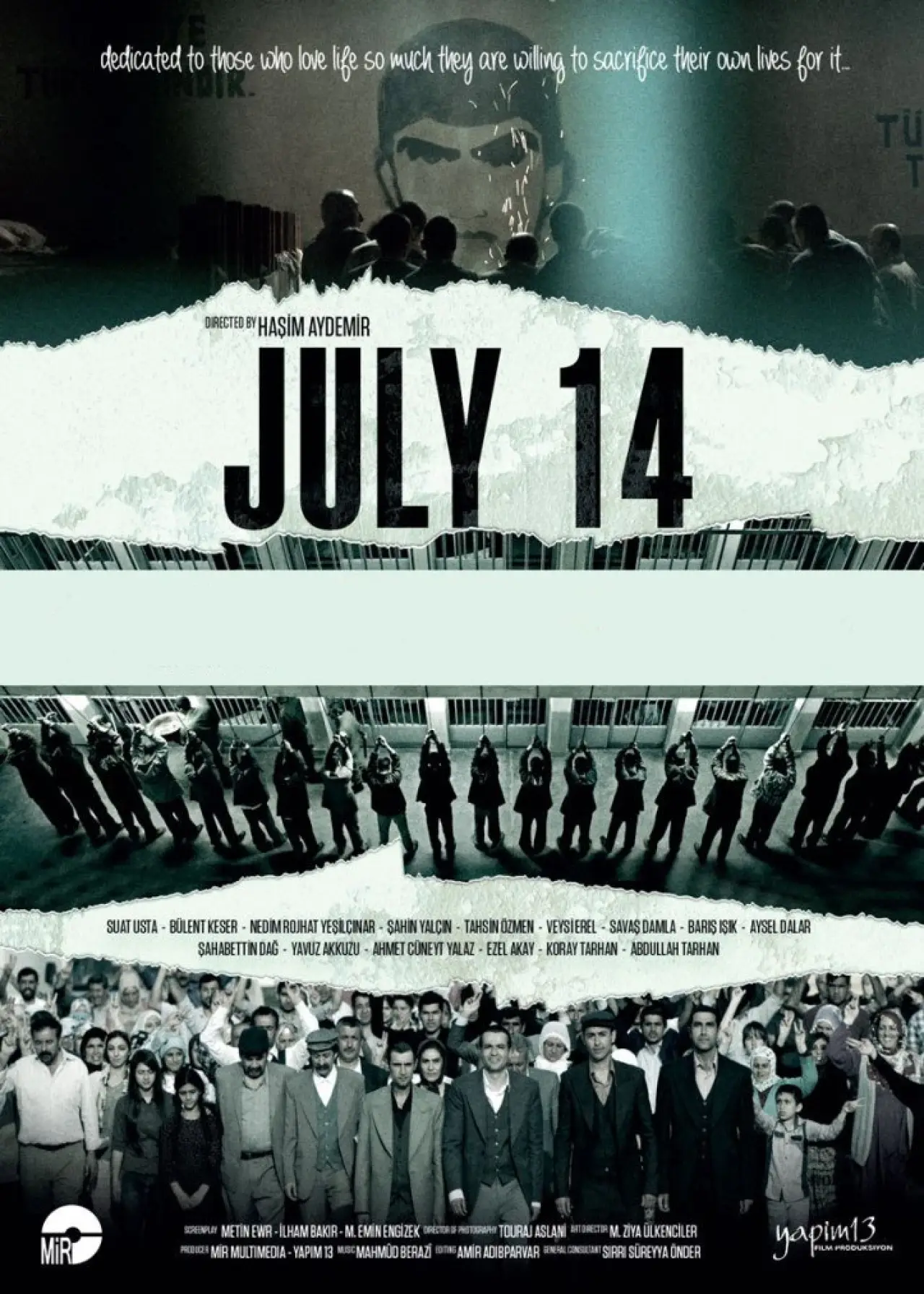 Movie poster "July 14"