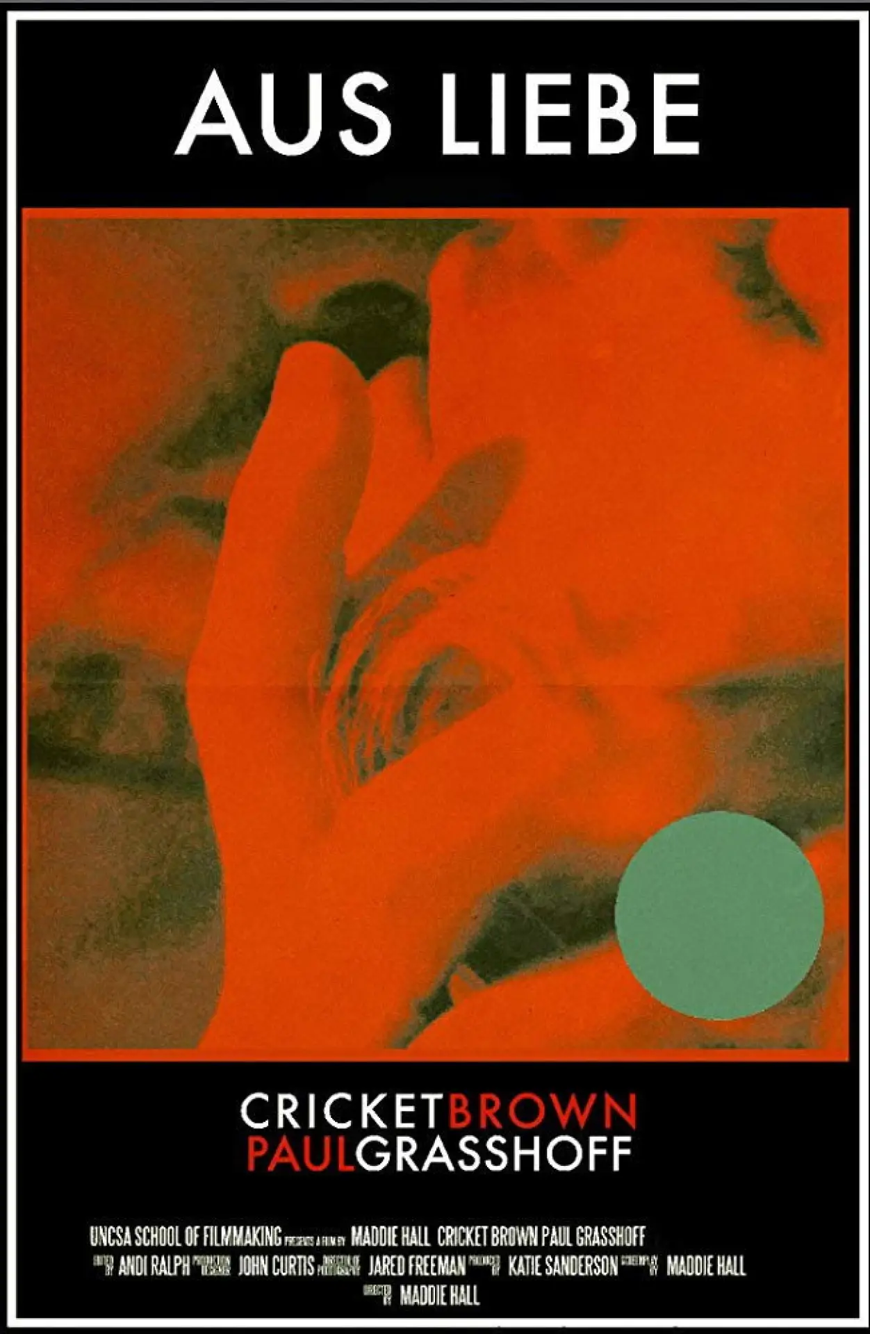 Movie poster "Aus Liebe"