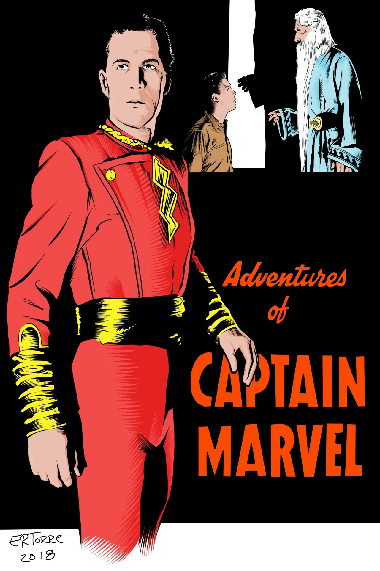 Movie poster "Adventures of Captain Marvel"