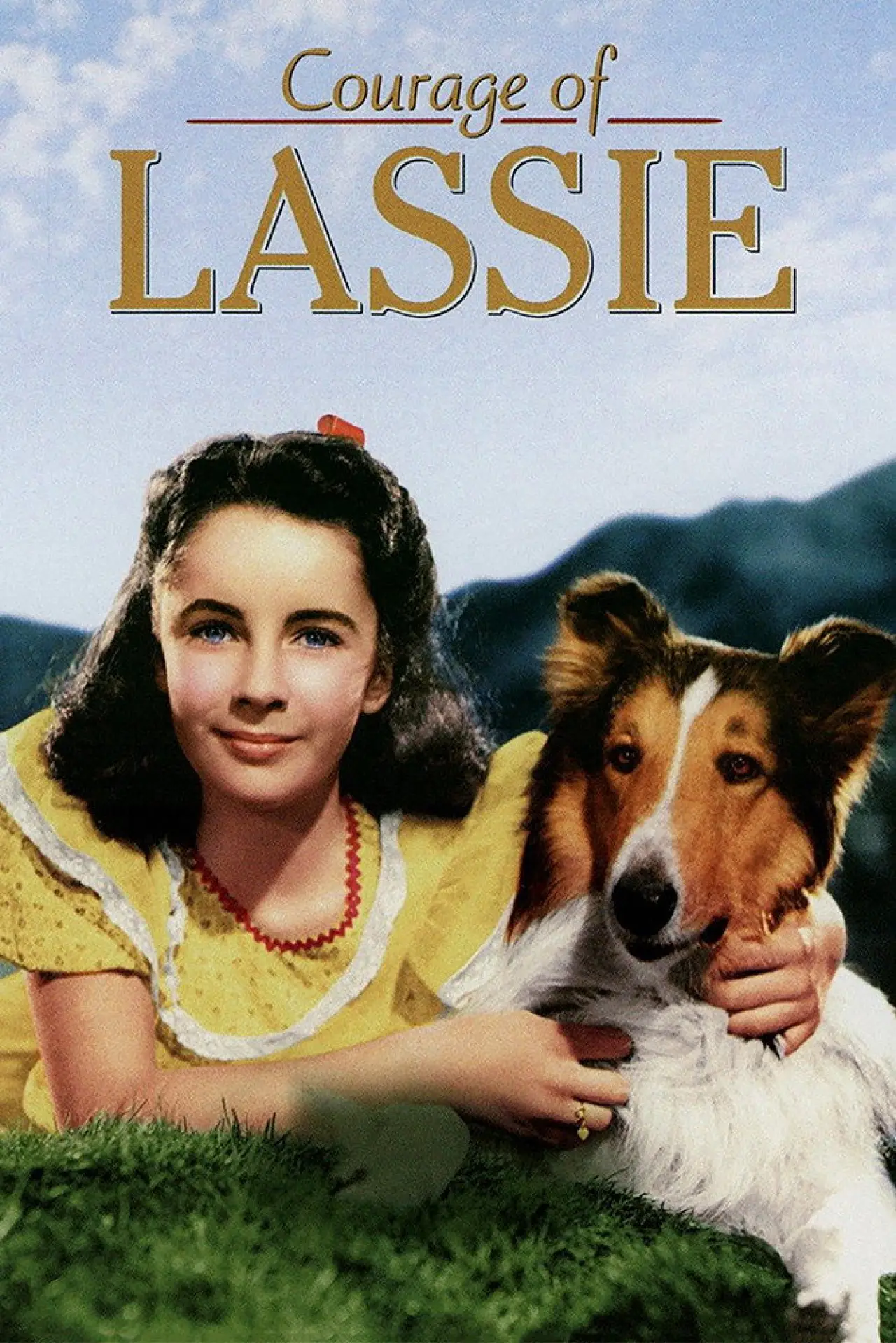 Movie poster "Courage of Lassie"