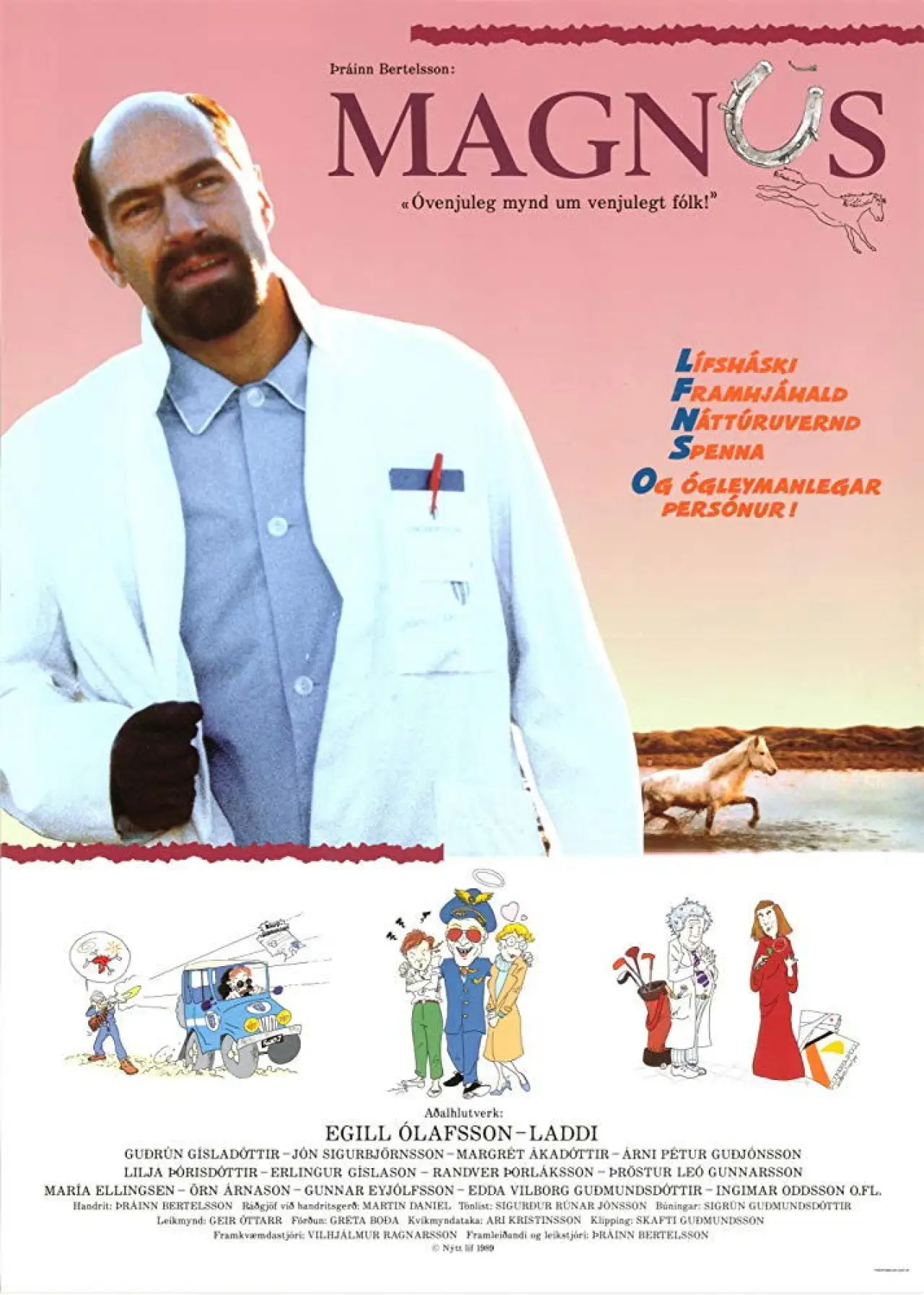 Movie poster "Magnús"