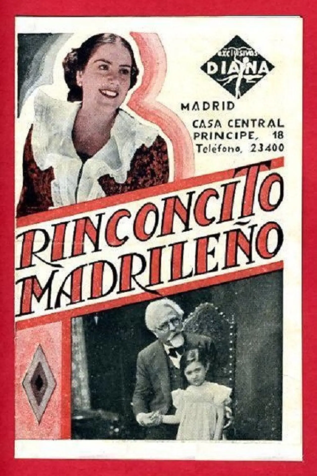 Movie poster "Corner in Madrid"