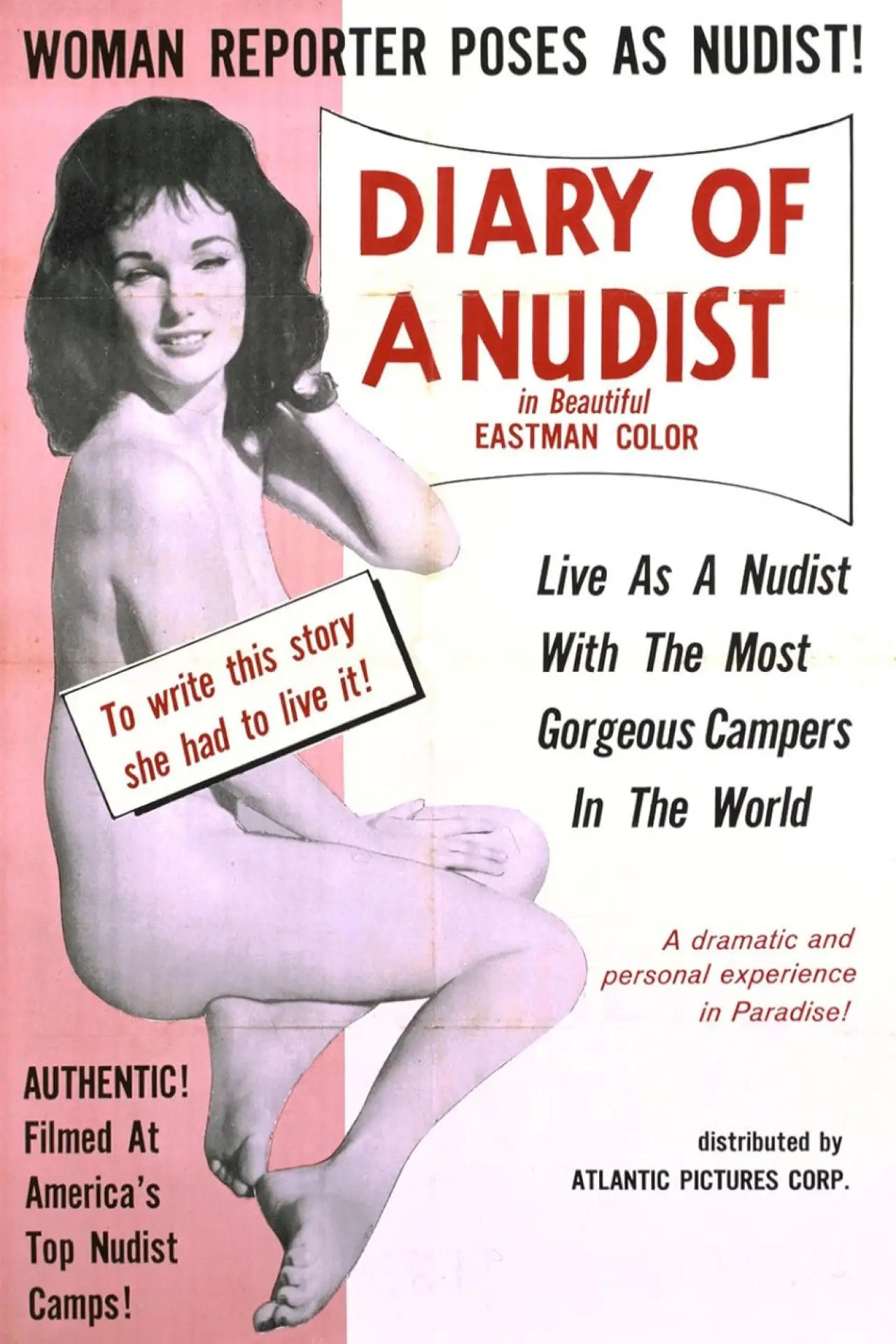 Movie poster "Diary of a Nudist"