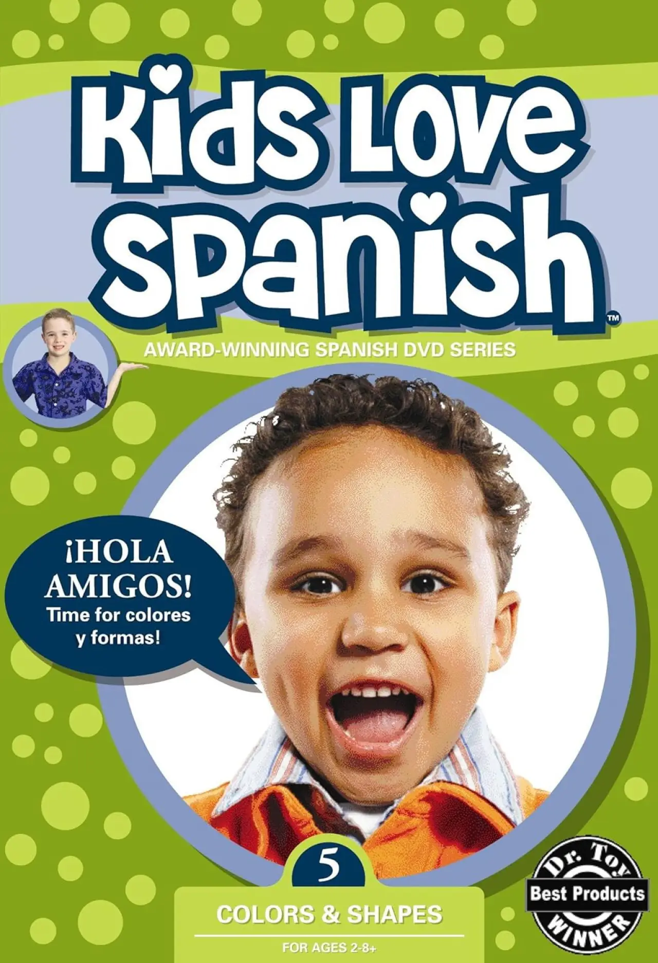 Movie poster "Kids Love Spanish: Volume 5 - Colors & Shapes"