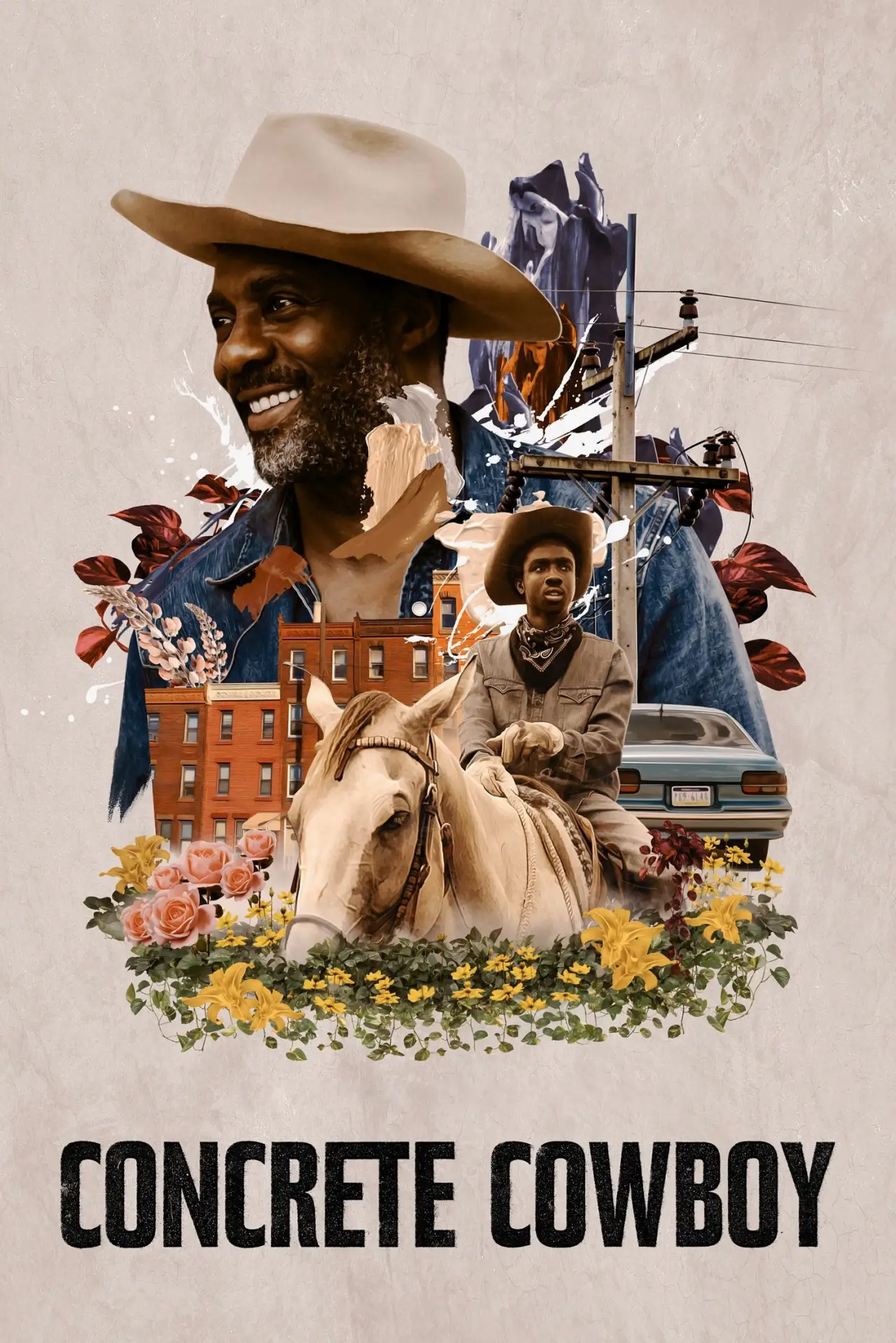Movie poster "Concrete Cowboy"