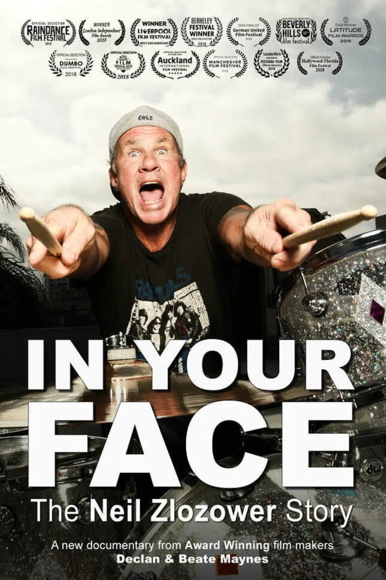 Movie poster "In Your Face: The Neil Zlozower Story"