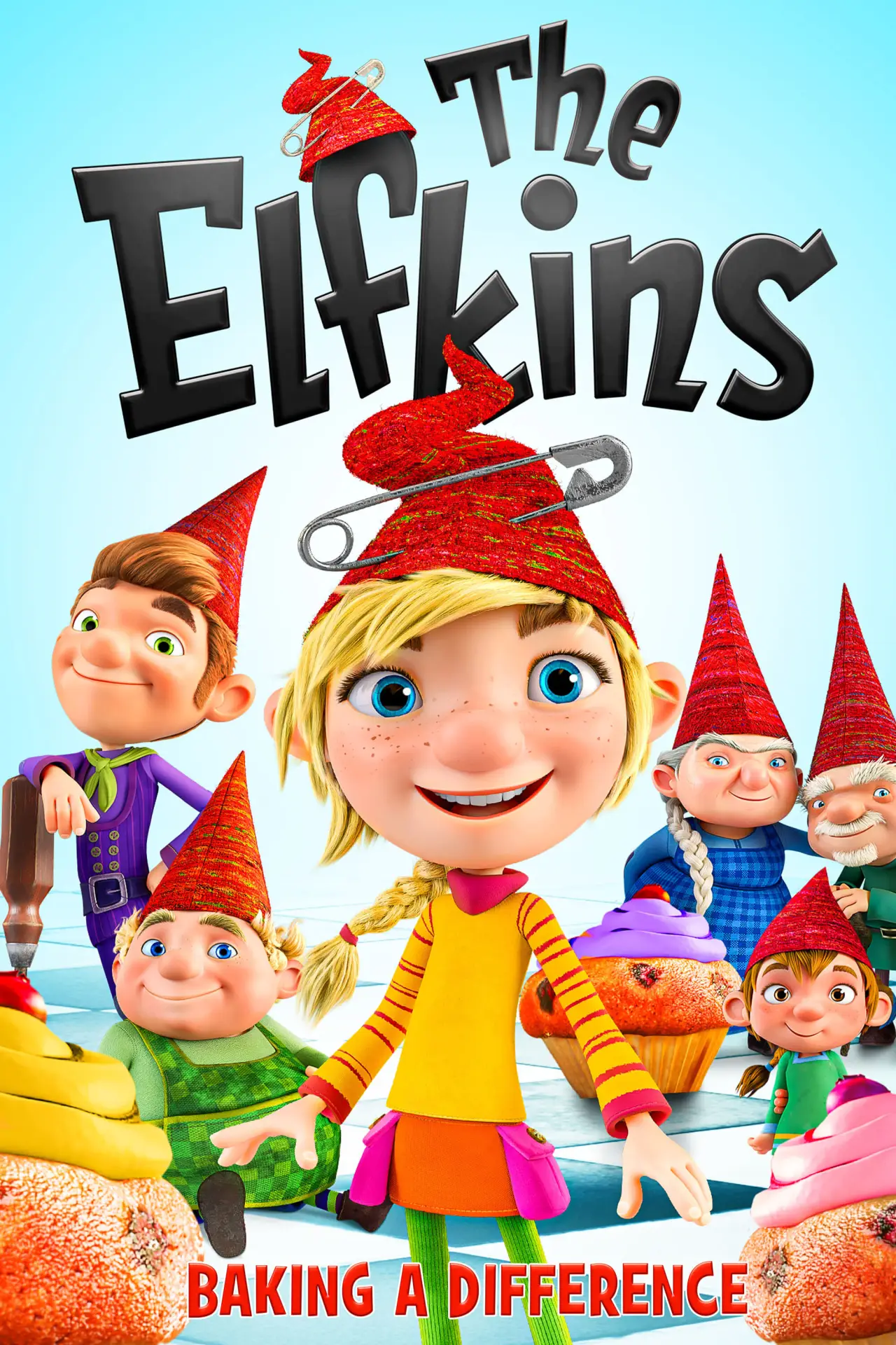 Movie poster "The Elfkins: Baking a Difference"