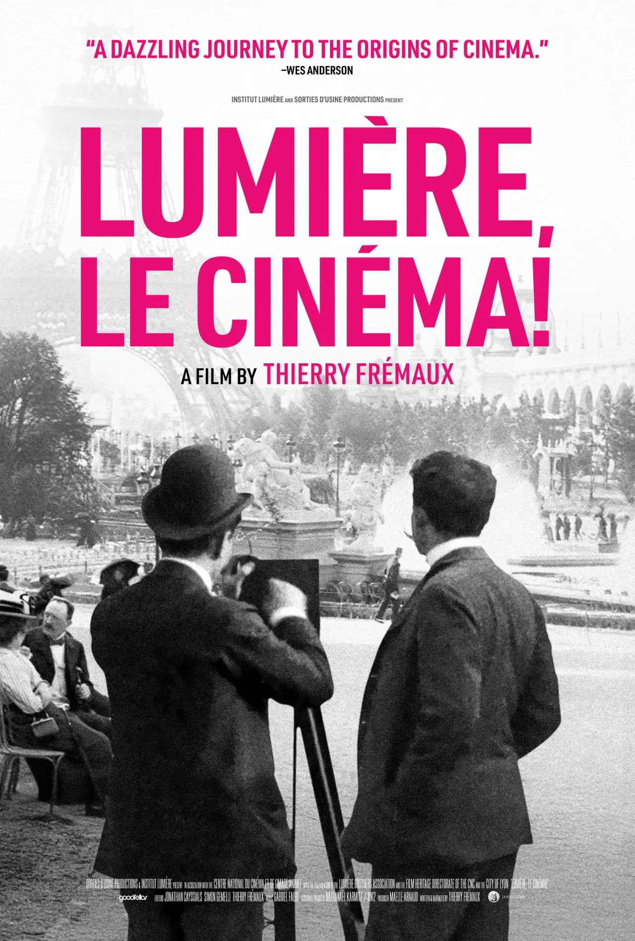 Movie poster "Lumière, Le Cinéma!"