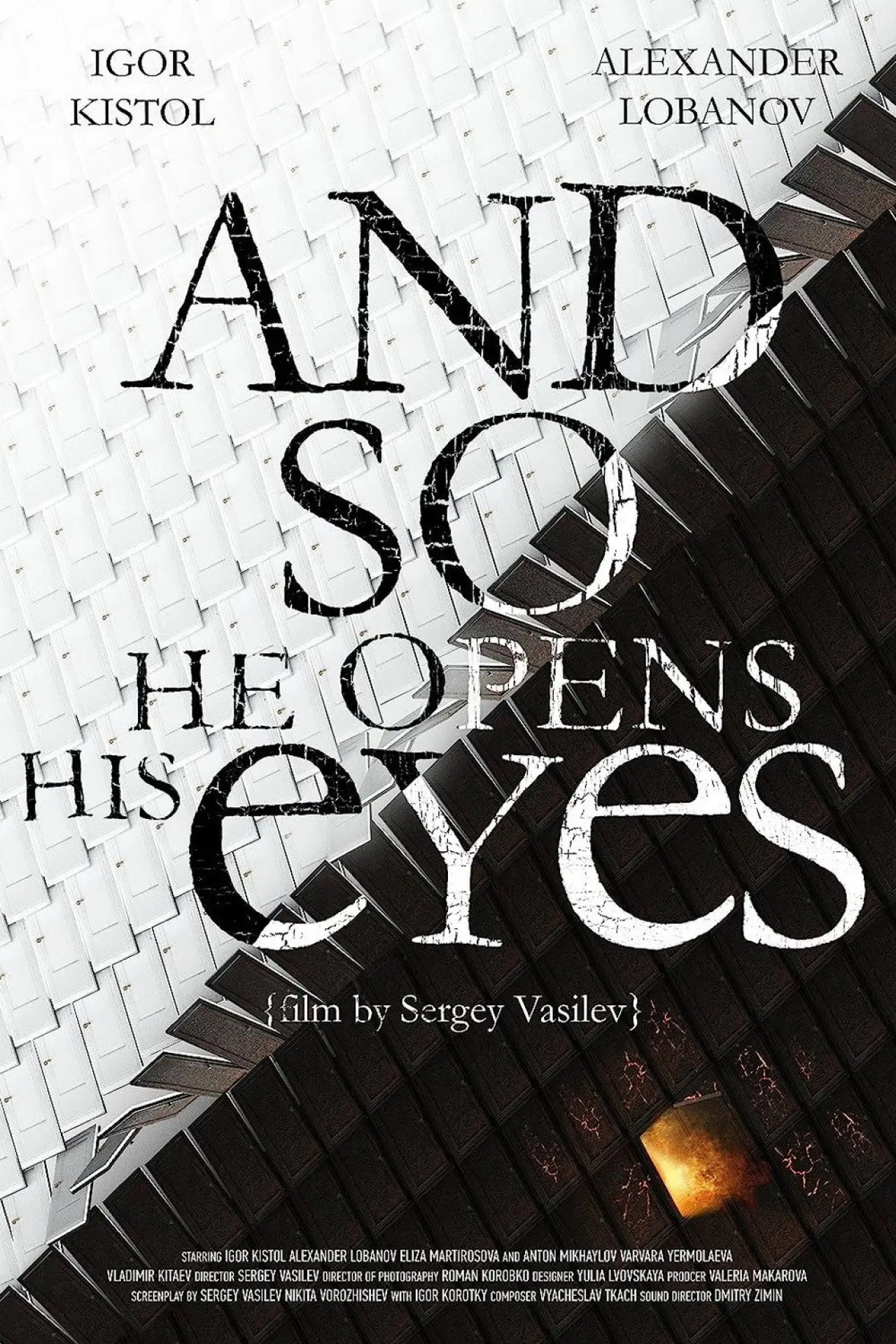Movie poster "And So He Opens His Eyes"