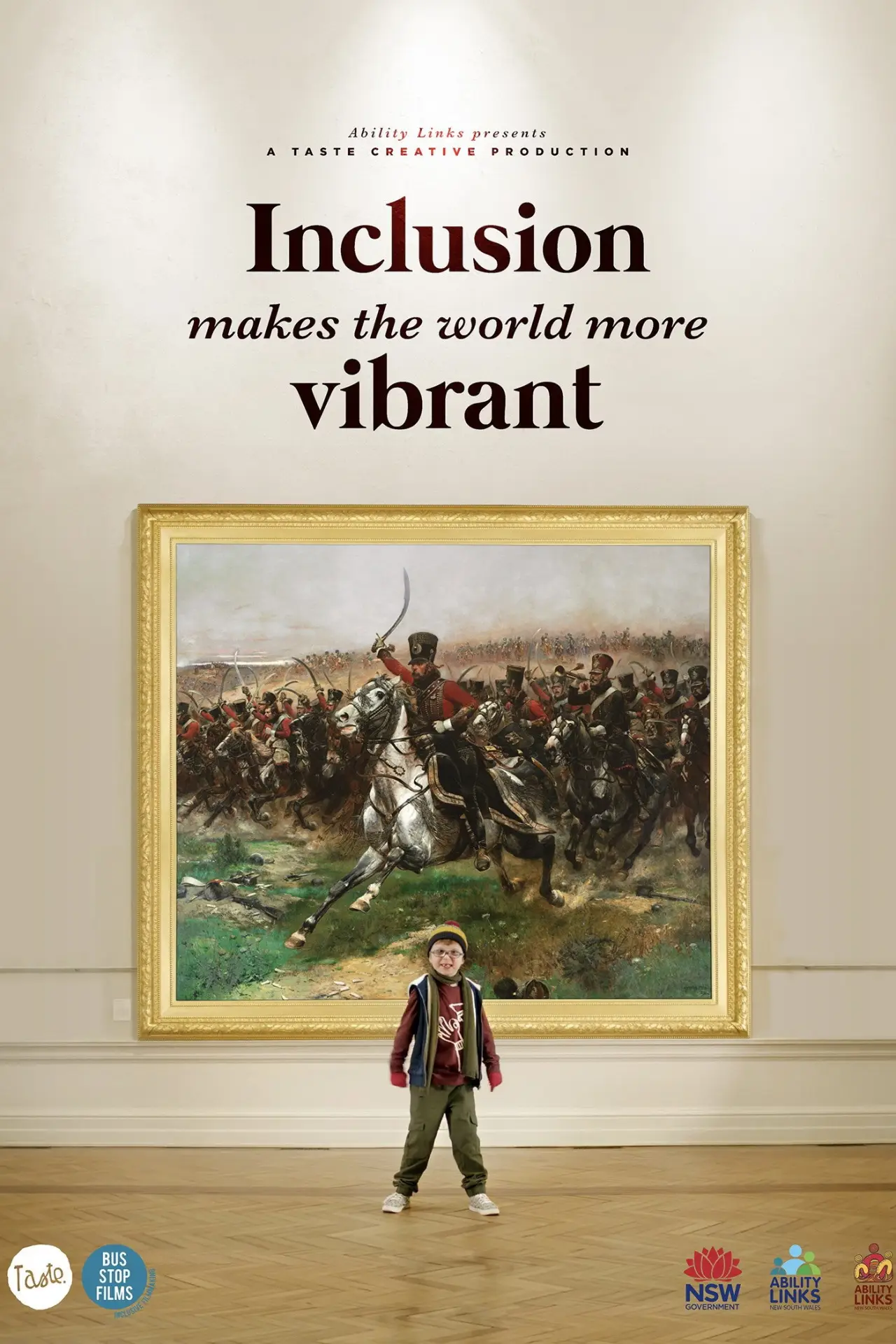 Movie poster "Inclusion Makes the World More Vibrant"