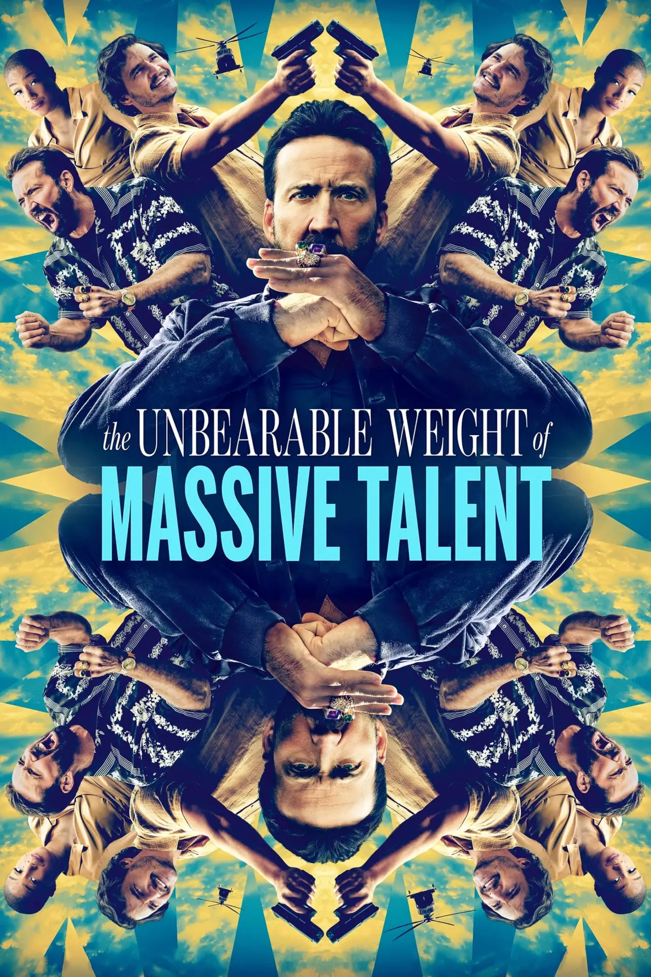 Movie poster "The Unbearable Weight of Massive Talent"