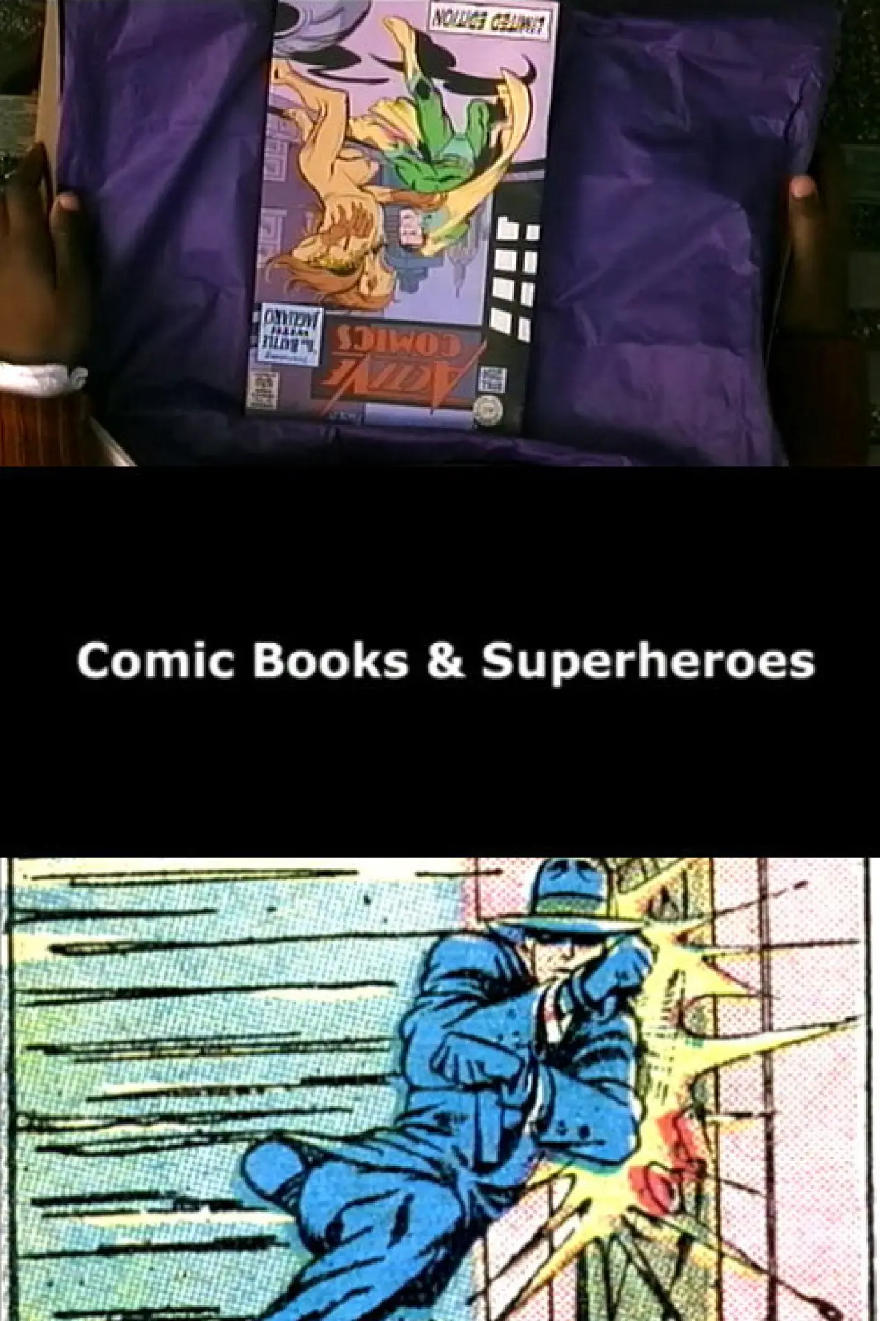 Movie poster "Comic Books & Superheroes"
