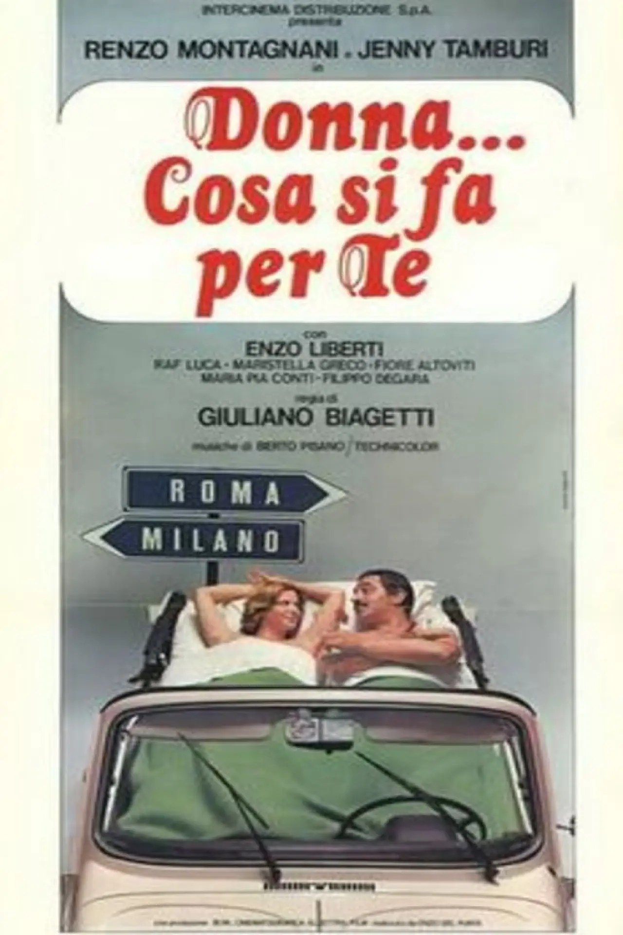 Movie poster "Donna... cosa si fa per te"