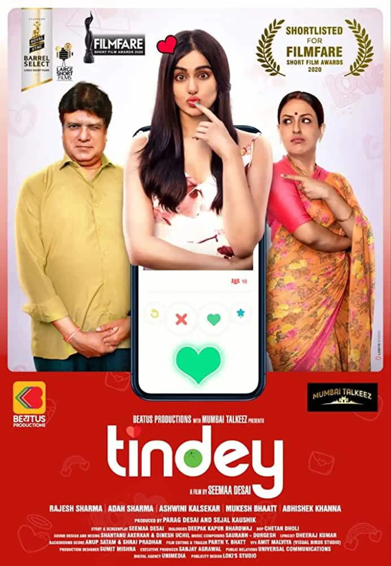 Movie poster "Tindey"