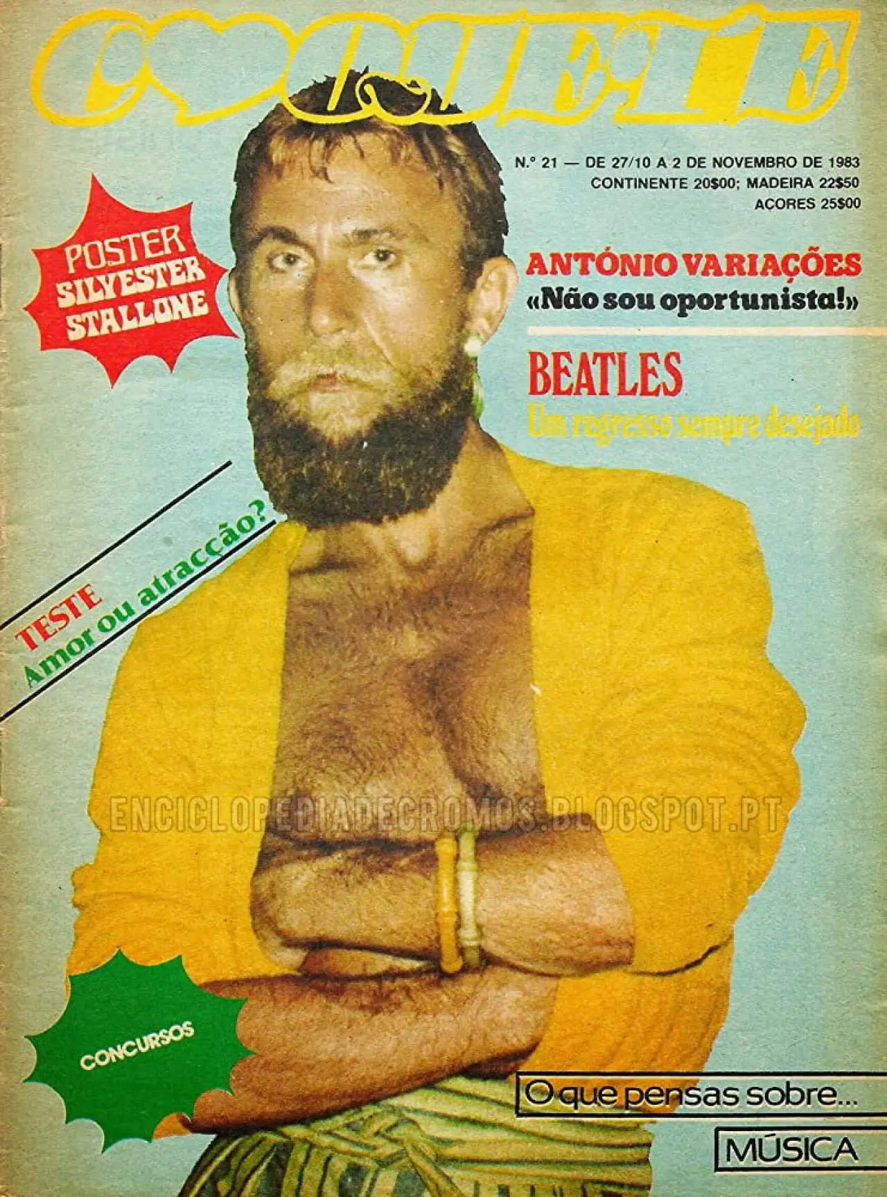 Movie poster "António Variações"