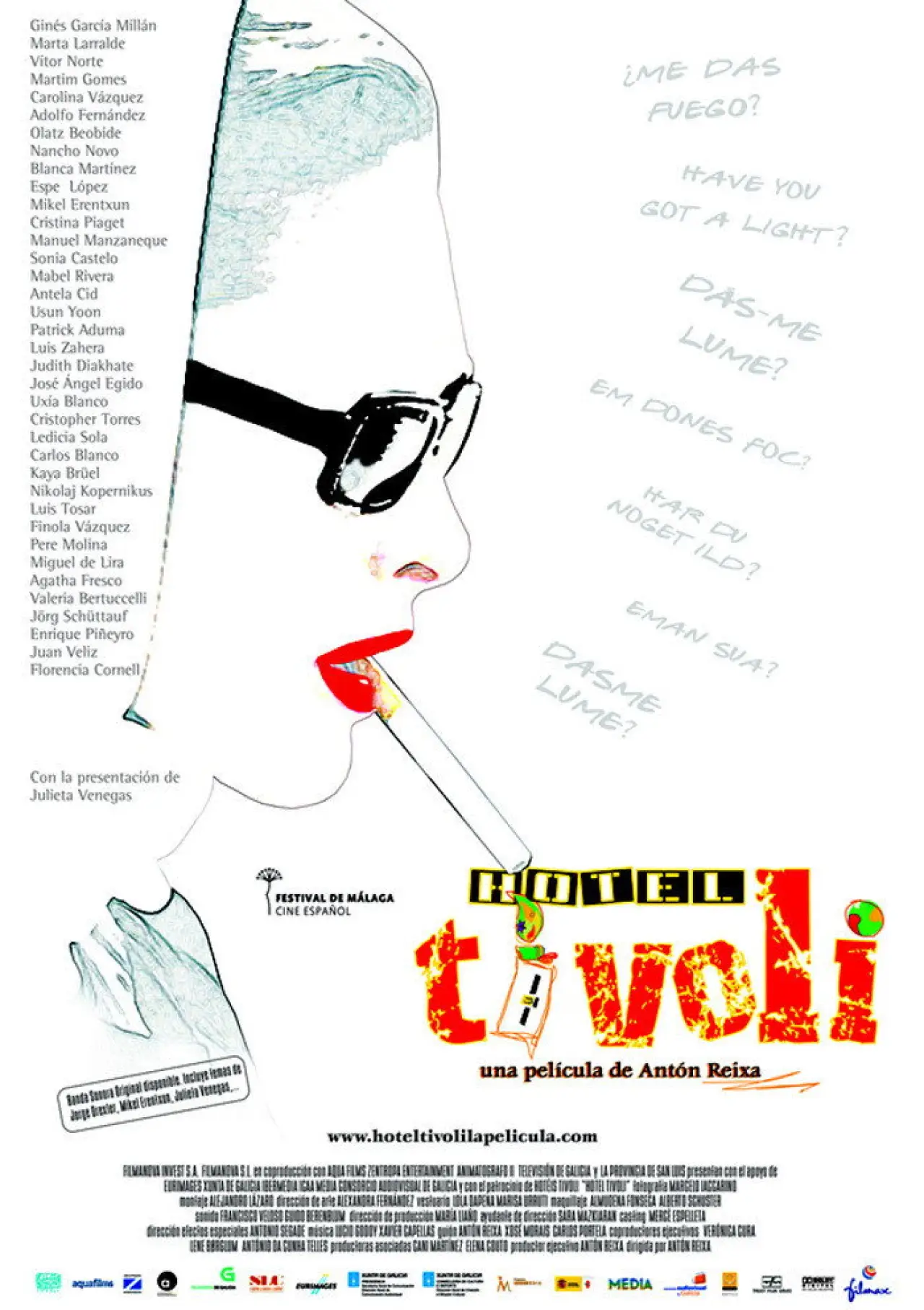 Movie poster "Hotel Tívoli"