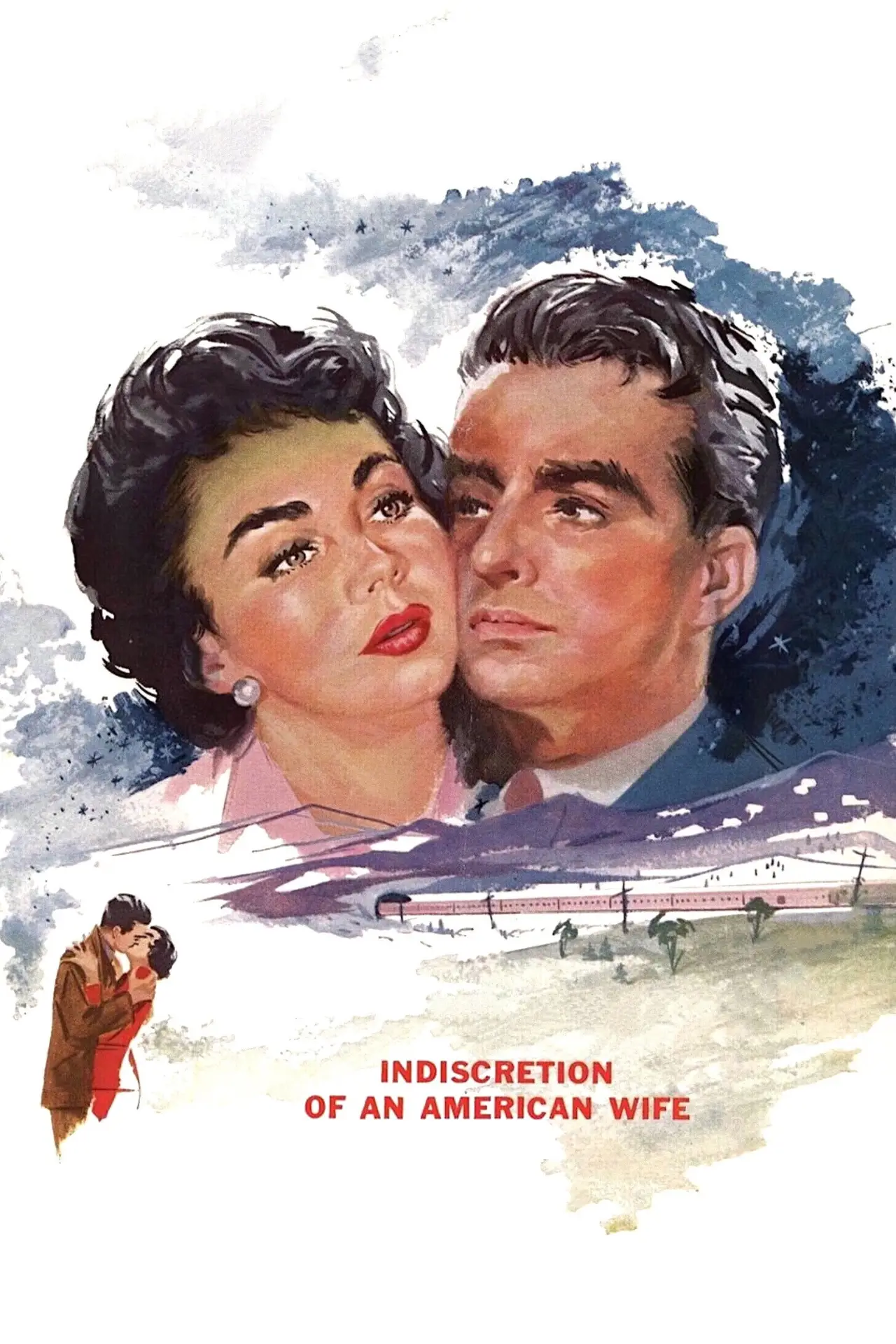 Movie poster "Indiscretion of an American Wife"