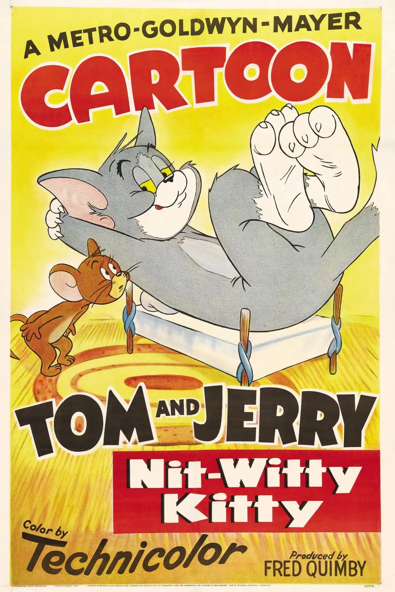 Movie poster "Nit-Witty Kitty"